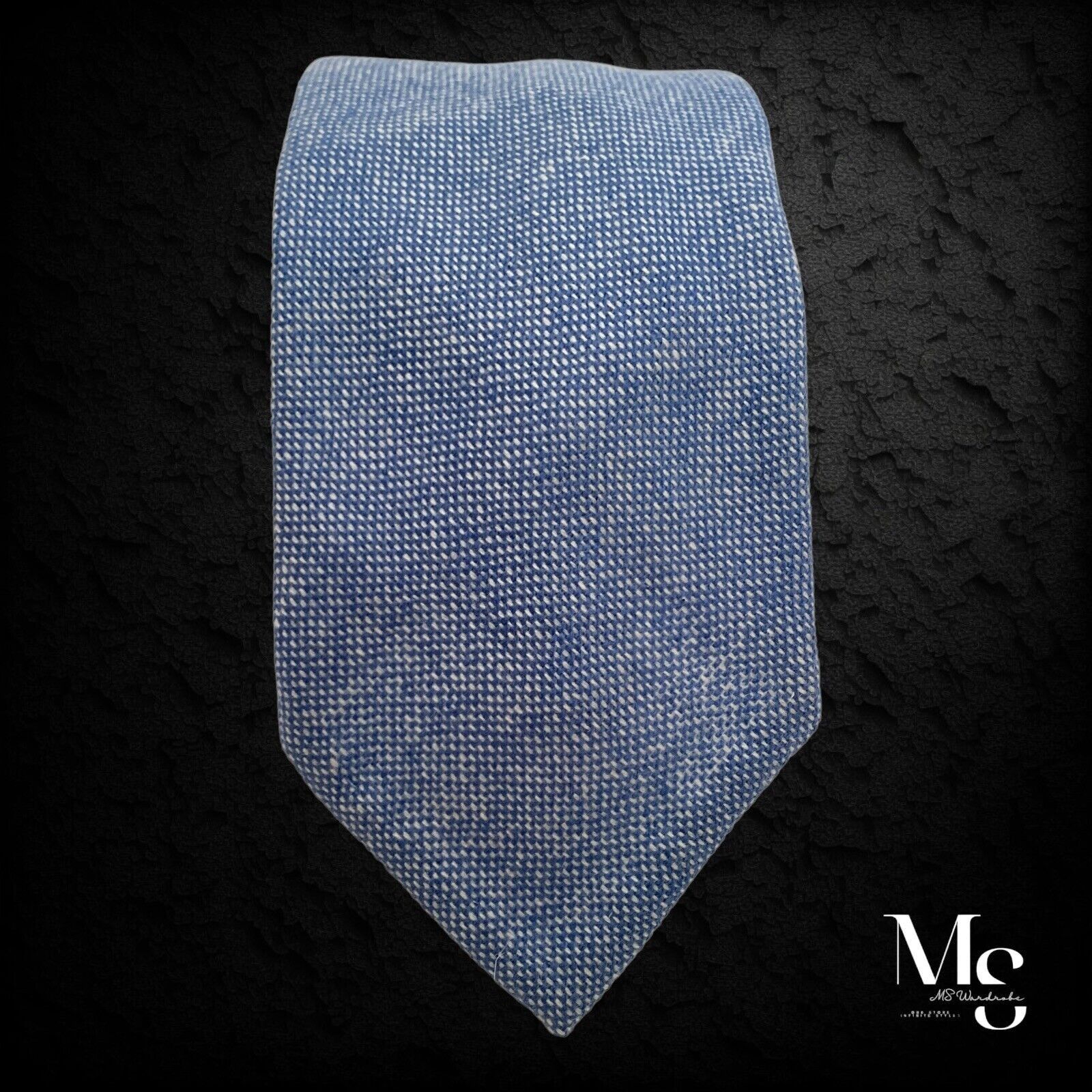 Other GIANNI DAL CORTIVO Blue Geometric Hand Made Cashmere Tie Size ONE SIZE - 5 Thumbnail