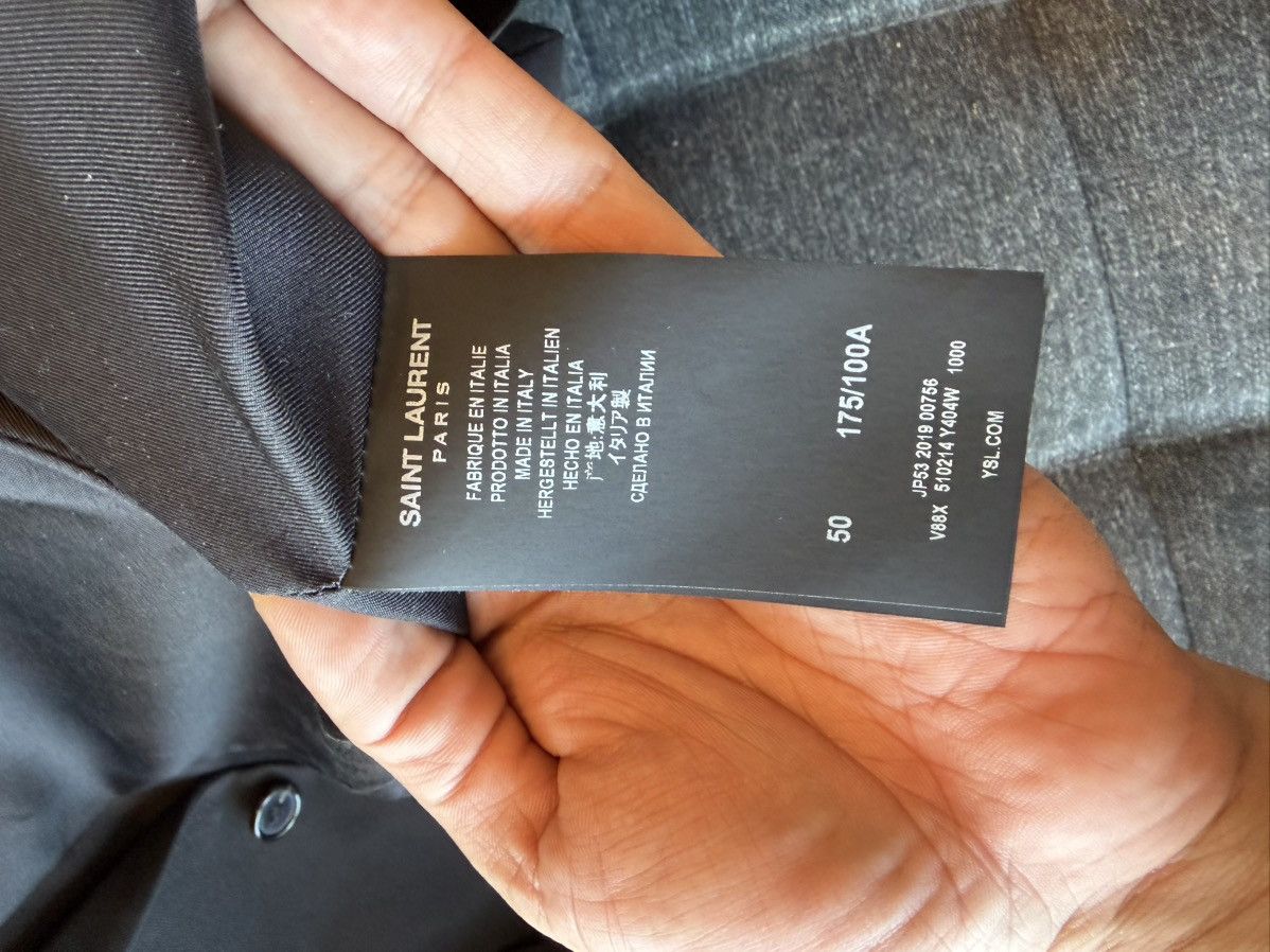 Saint Laurent Paris Saint Laurent Black Blazer Size 50R - 5 Thumbnail