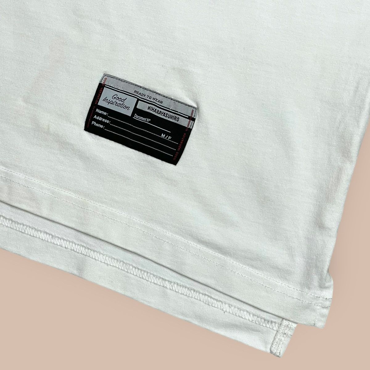 GU × Maison MIHARA YASUHIRO GU & MIHARA YASUHIRO collaborate "Good Inspiration" Tee Size US XL / EU 56 / 4 - 6 Thumbnail