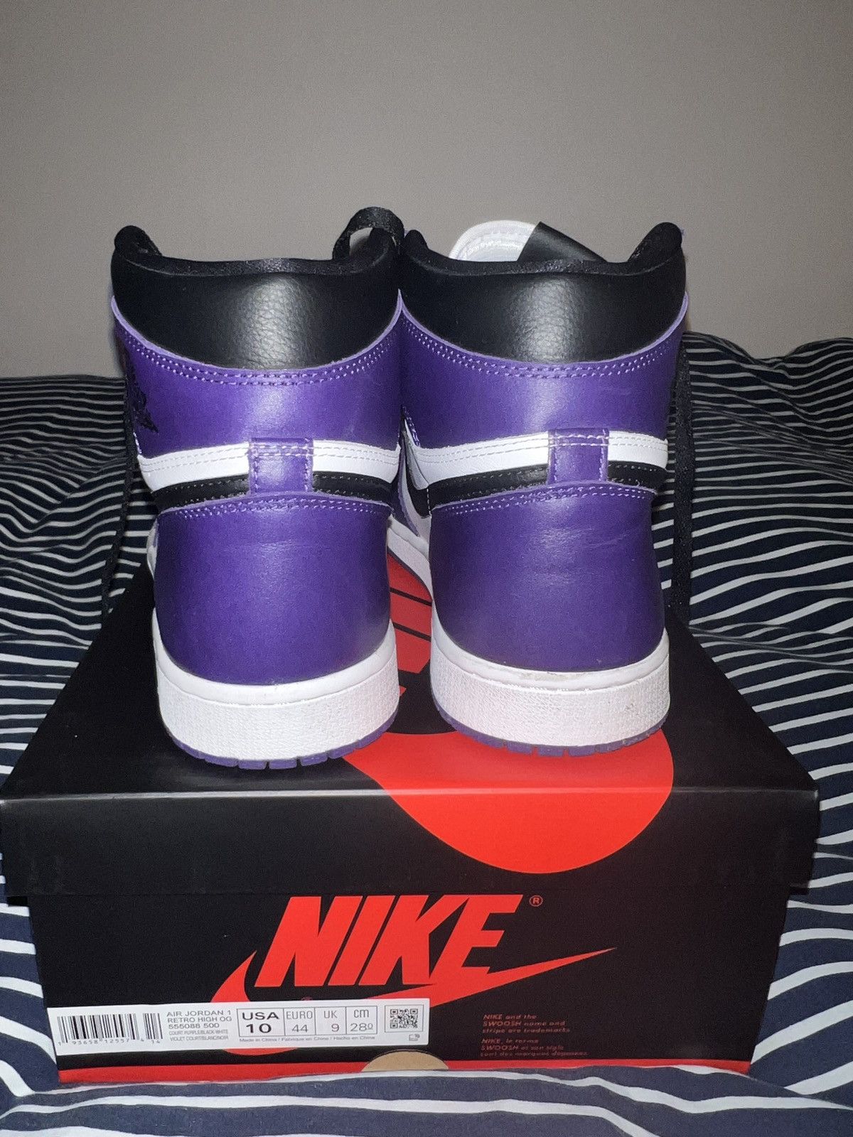 Jordan Brand Jordan 1 Court Purple Size US 10 / EU 43 - 4 Thumbnail