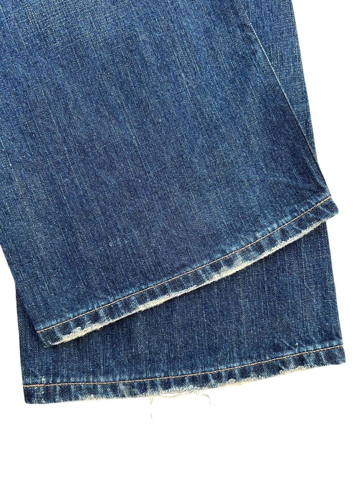 Kapital Flare Vintage Levis Hippies Style Distressed Denim Jeans Size US 34 / EU 50 - 16 Thumbnail