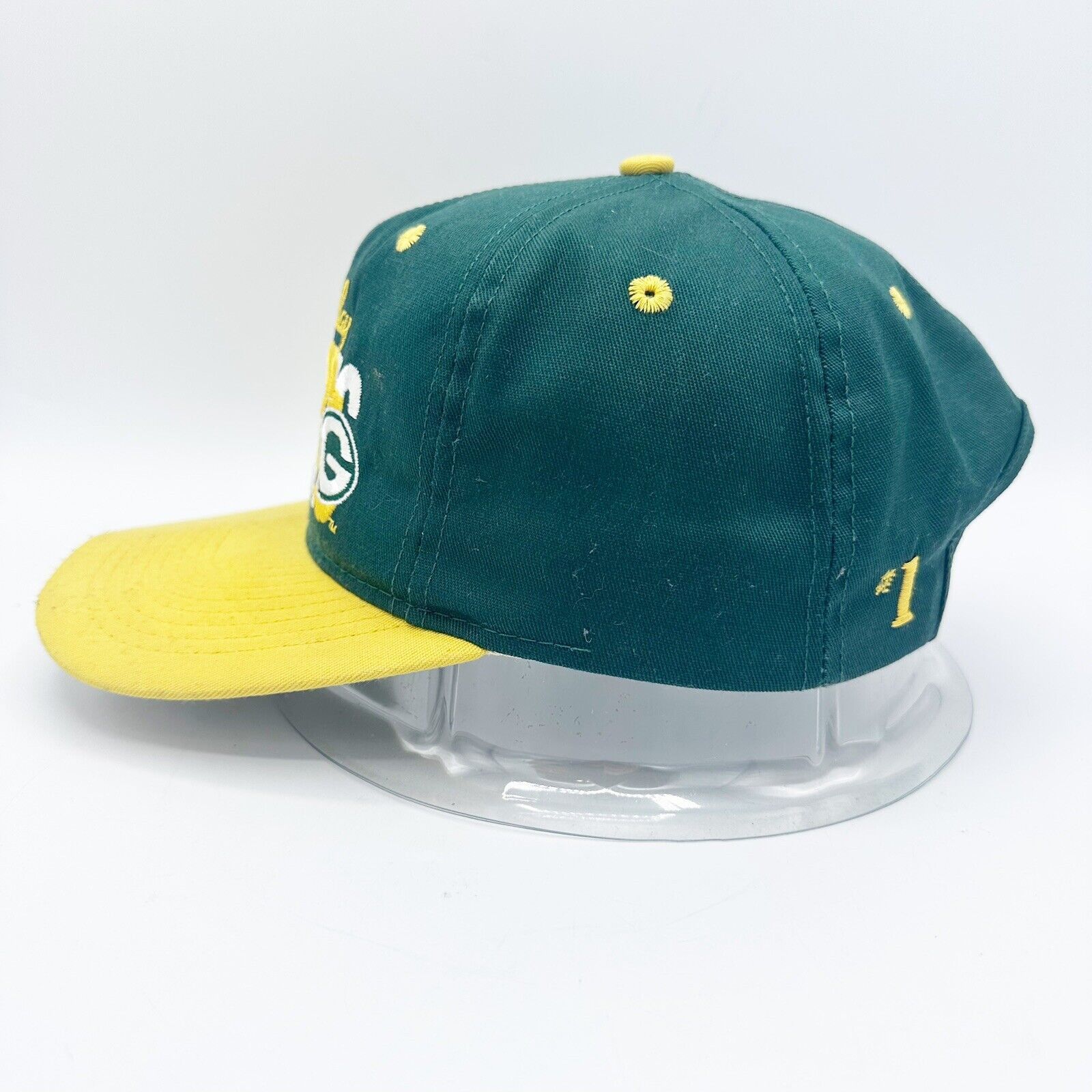 NFL × Vintage Vintage Green Bay Packers Hat Snapback OSFA #1 Apparel NFL Size ONE SIZE - 6 Thumbnail