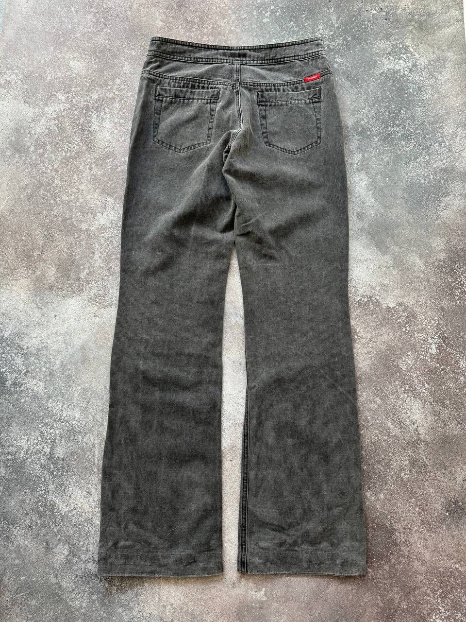 Hysteric Glamour × Japanese Brand × Vintage Amazing Zip Details Flared Washed Jeans Size 27" / US 4 / IT 40 - 3 Thumbnail