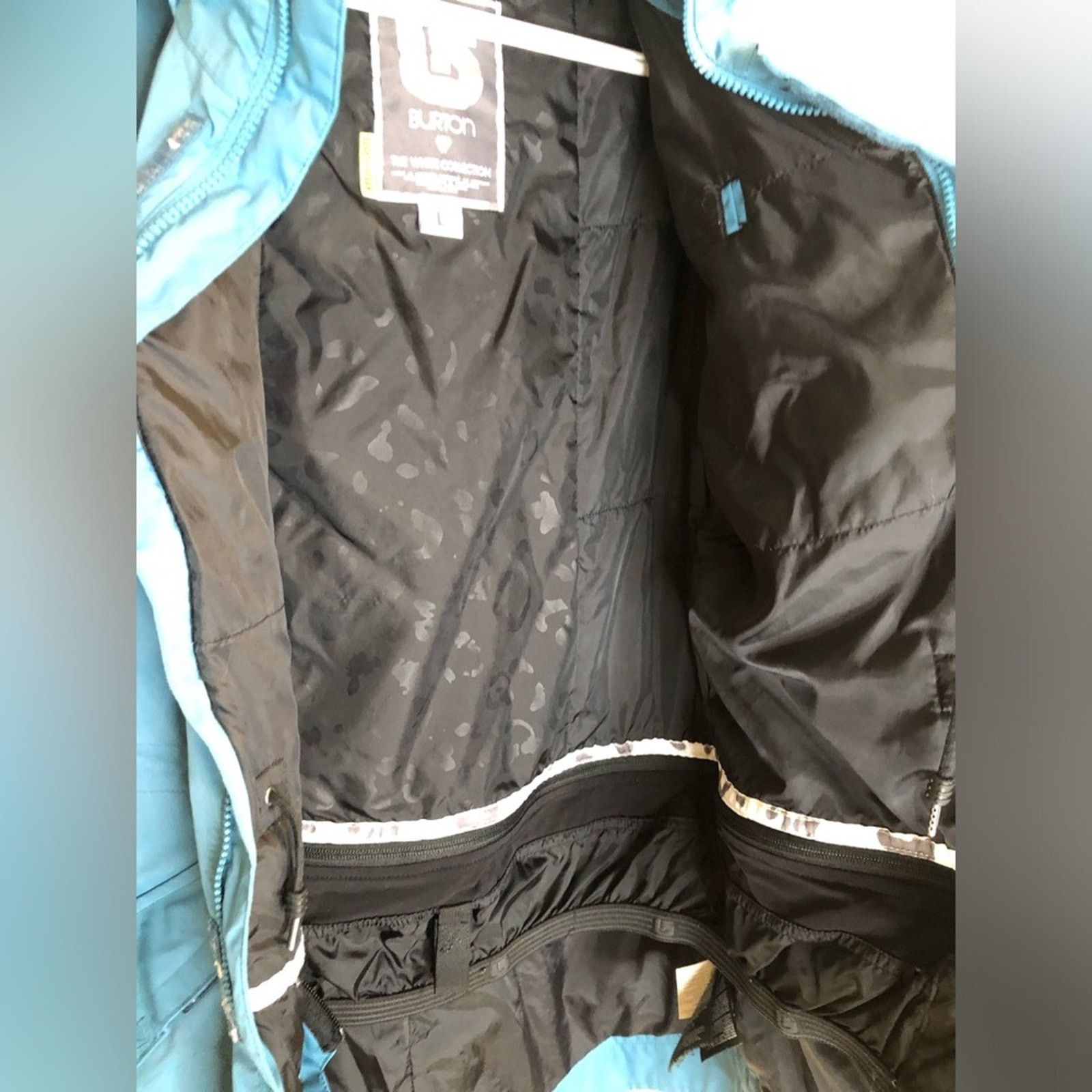 Burton Burton Womens The White Collection-DryRide Blue Jacket-Large Size L / US 10 / IT 46 - 9 Thumbnail