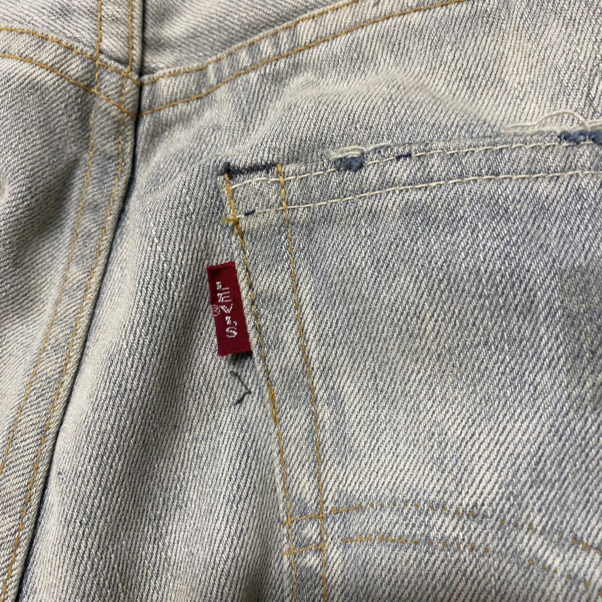 Levi's Vintage Levis 501 Big E Denim Selvedge Jeans Over Washed Size US 32 / EU 48 - 16 Thumbnail