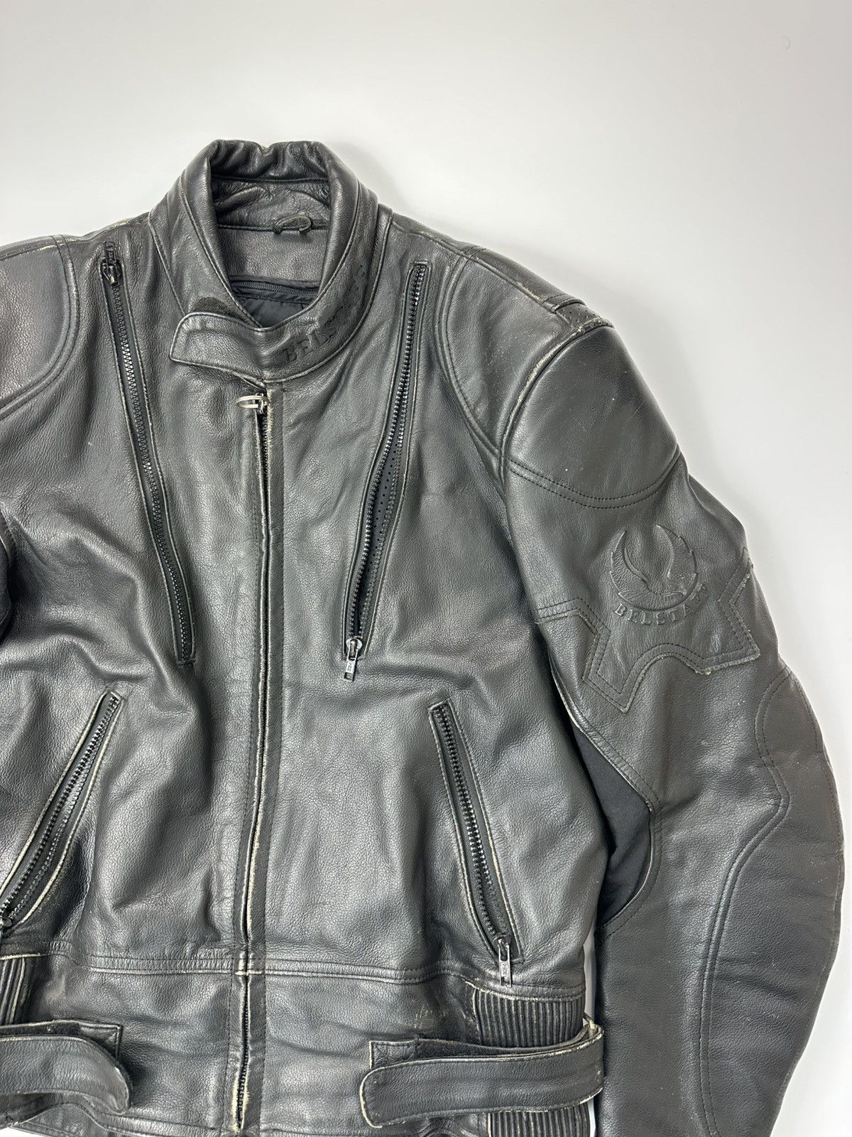 Belstaff Belstaff Motorcycle Black Leather Heavyweight Jacket Black Size US M / EU 48-50 / 2 - 7 Thumbnail