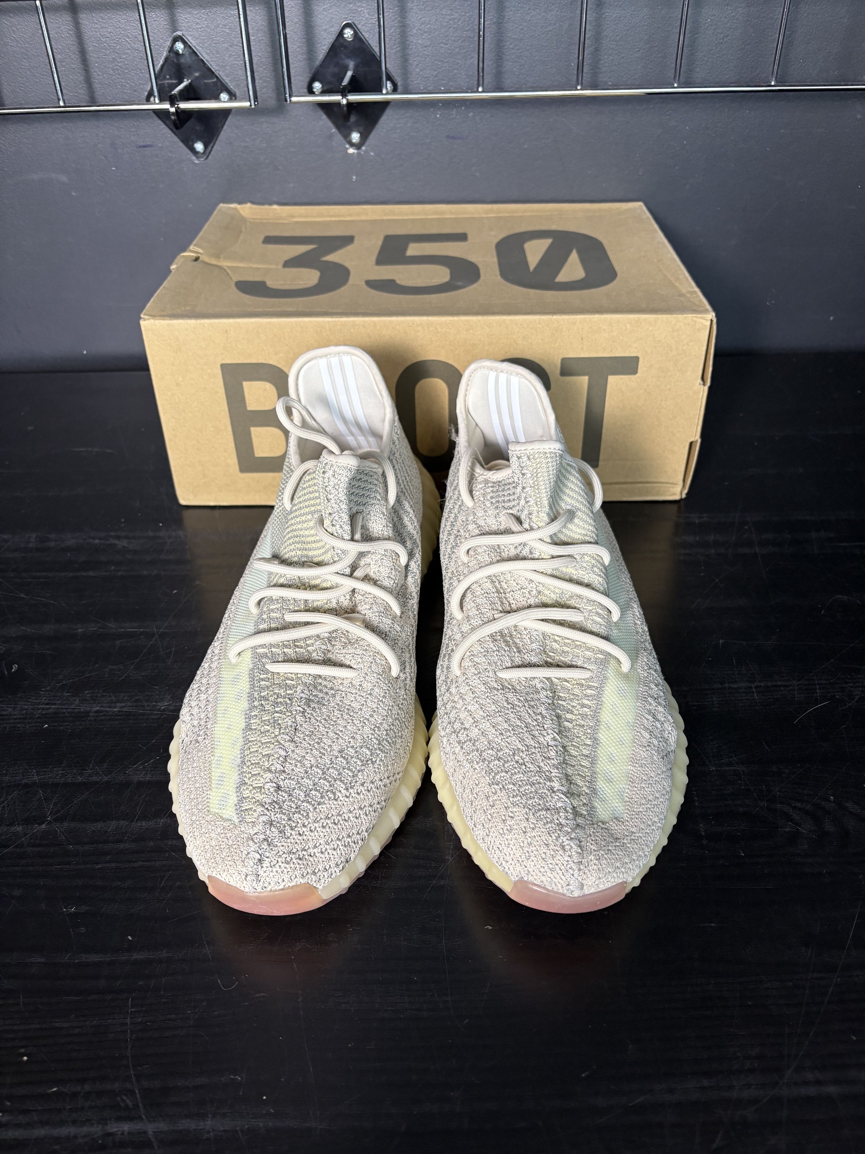 Yeezy Adidas Yeezy Boost 350 V2 "Citrin" (Reflective) -16M Size US 15 / EU 48 - 4 Thumbnail
