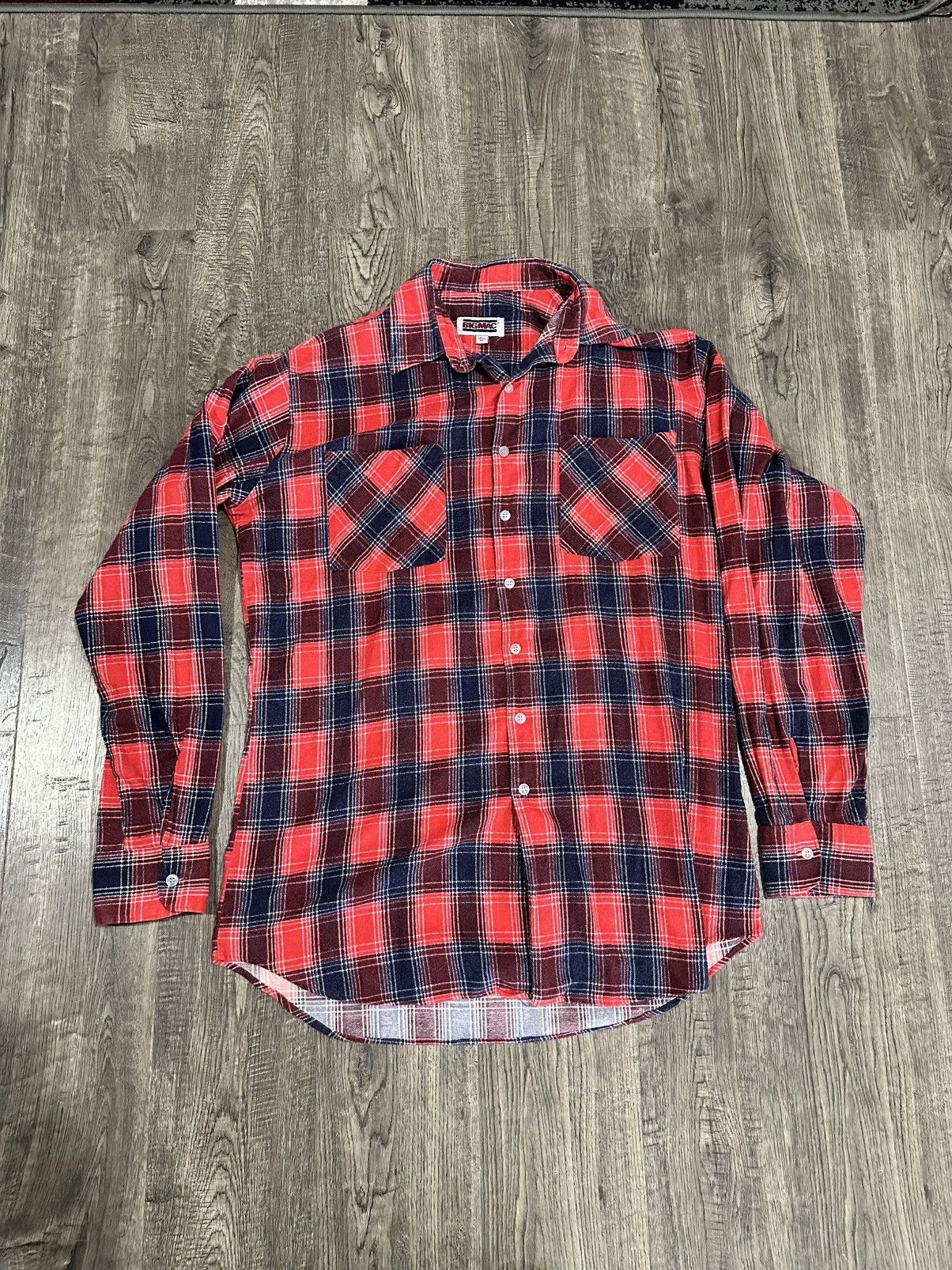 Big Mac VTG 1980s Big Mac Flannel Shirt Medium Tall Size US M / EU 48-50 / 2 - 1 Thumbnail