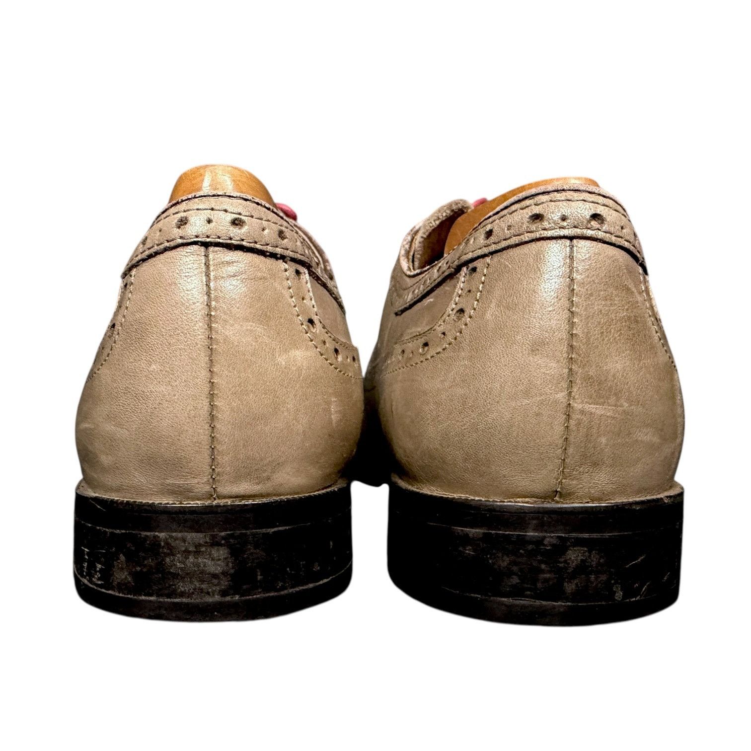 Johnston & Murphy Johnston & Murphy Tyndall Wing Tip Tan Oxford Shoes M 10.5 Size US 10.5 / EU 43-44 - 6 Thumbnail