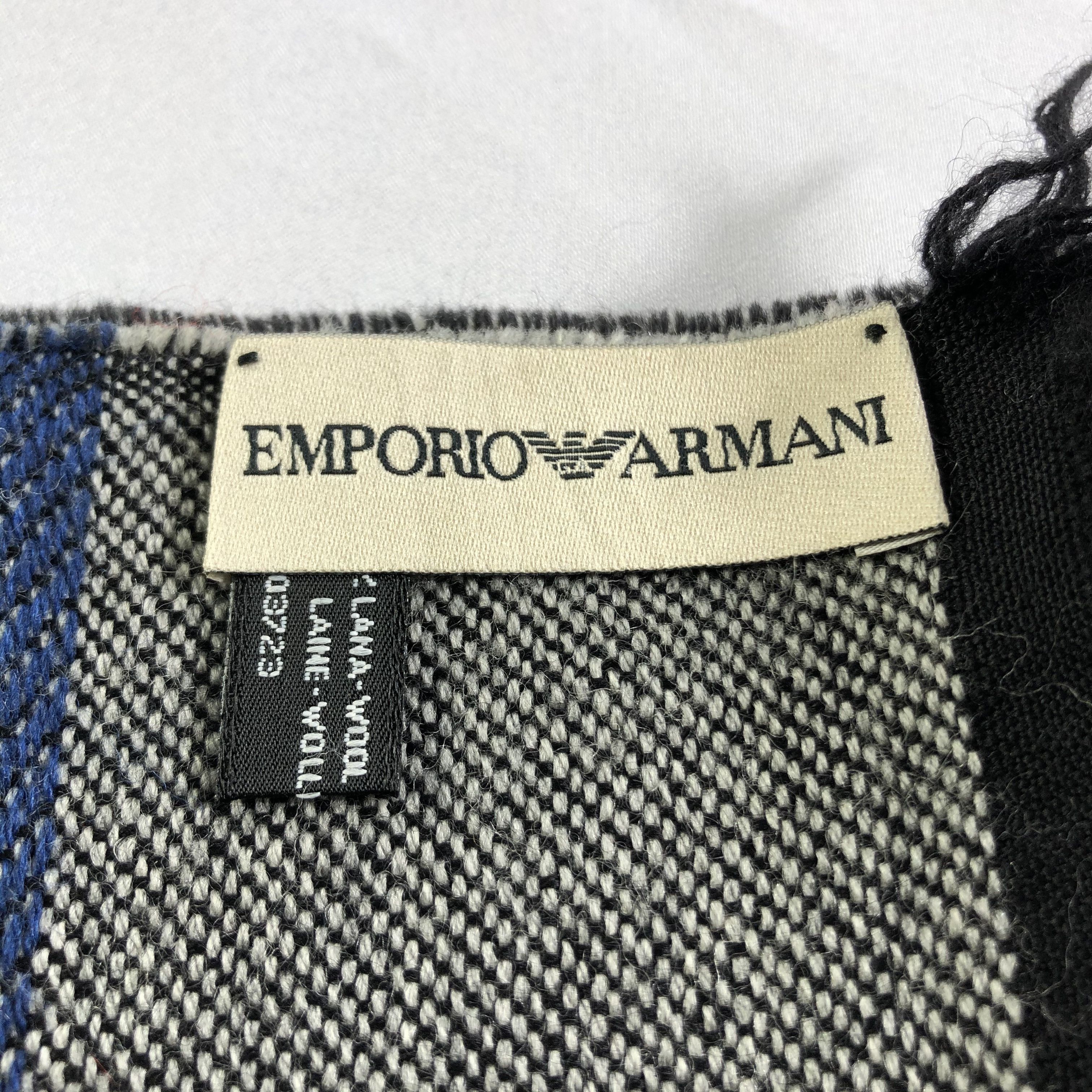 Emporio Armani Emporio Armani Wool Scarf Muffler Neckwear V2428 Size ONE SIZE - 5 Thumbnail