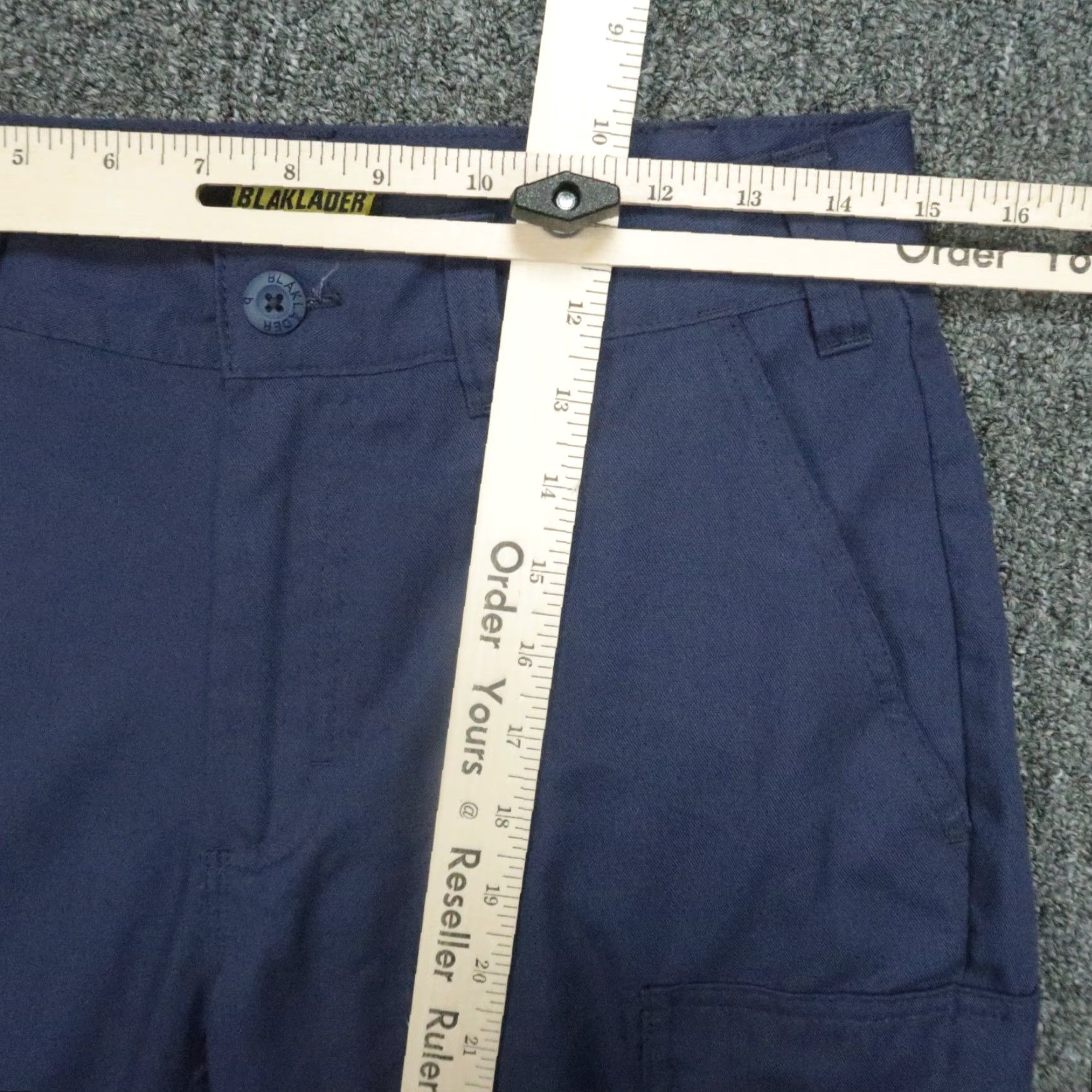 Vintage Blaklader Pants Men 30x32 Blue Cargo Canvas Workwear Utility Pants Size US 30 / EU 46 - 7 Thumbnail