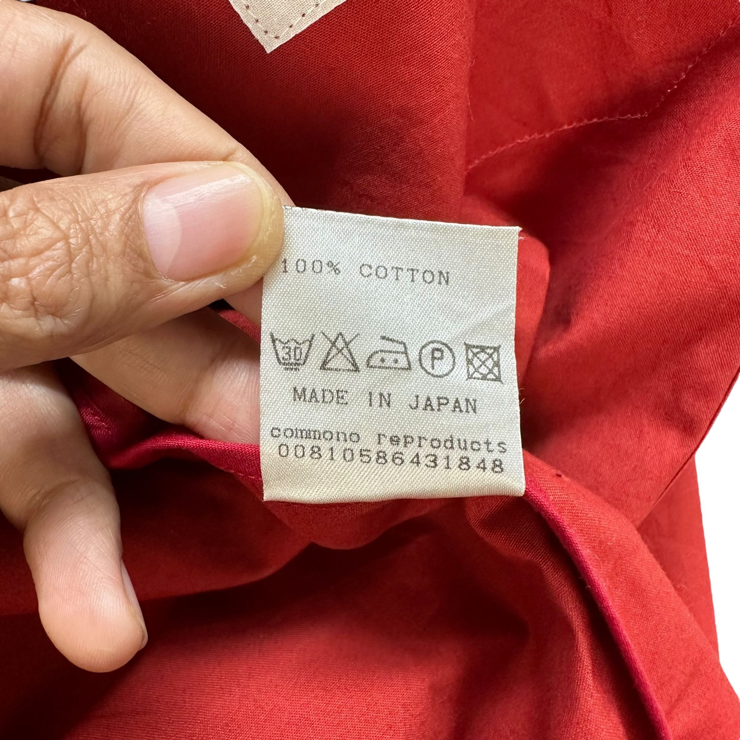 Japanese Brand COMMONO REPRODUCTS C1 Red Light Overcoat #A63-1532 Size US S / EU 44-46 / 1 - 9 Thumbnail