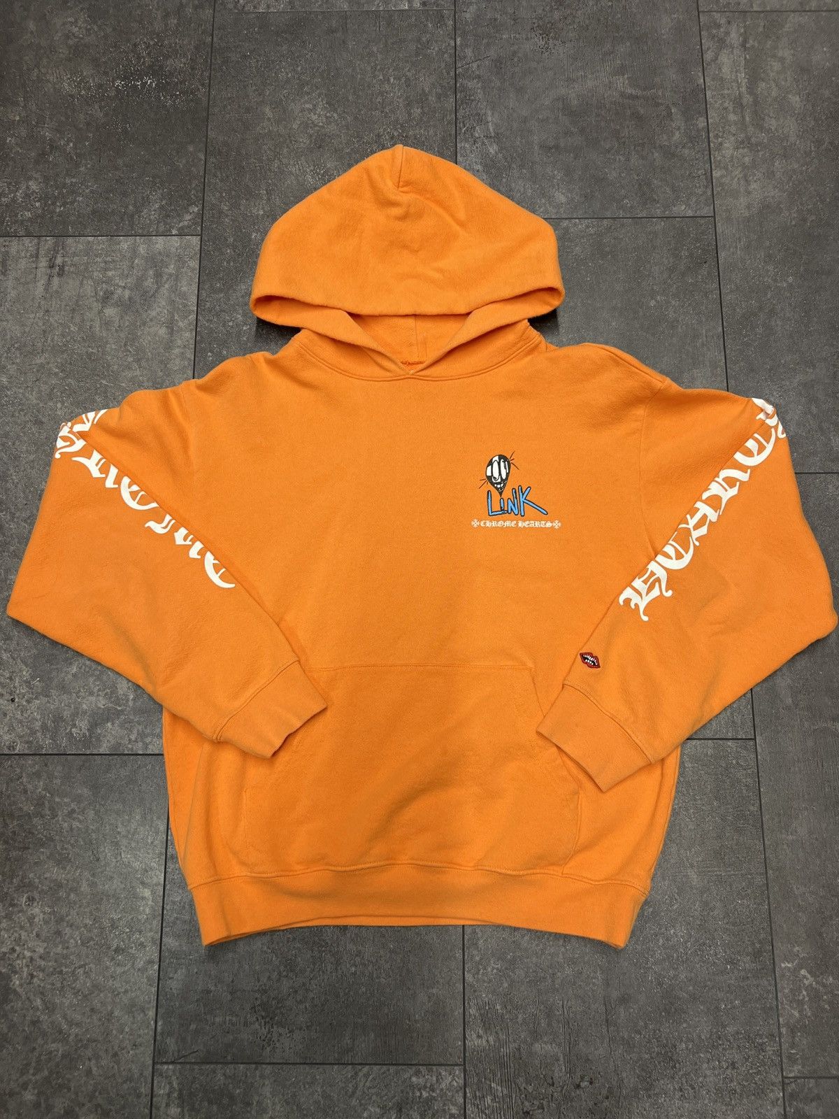 パーカー・フーディ Chrome Hearts Matty Boy Link & Build Hoodie Orange CHROME HEARTS MATTY BOY LINK AND BUILD HOODIE - PROJECT BLITZ