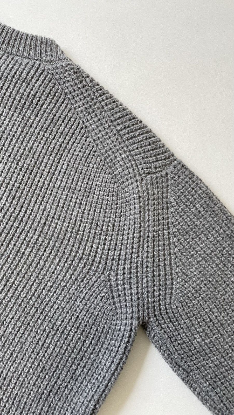 Jil Sander A/W 18 Oversized ‘Waffle Weave’ Wool Sweater Size US L / EU 52-54 / 3 - 16 Thumbnail