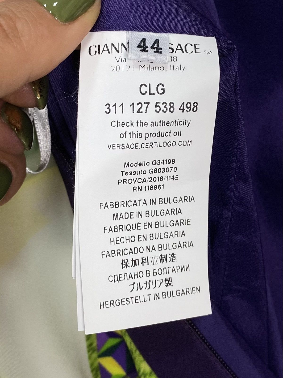 Versace Versace 2016 Collection Dress Womens Green Authentic Size 44 Size M / US 6-8 / IT 42-44 - 11 Thumbnail