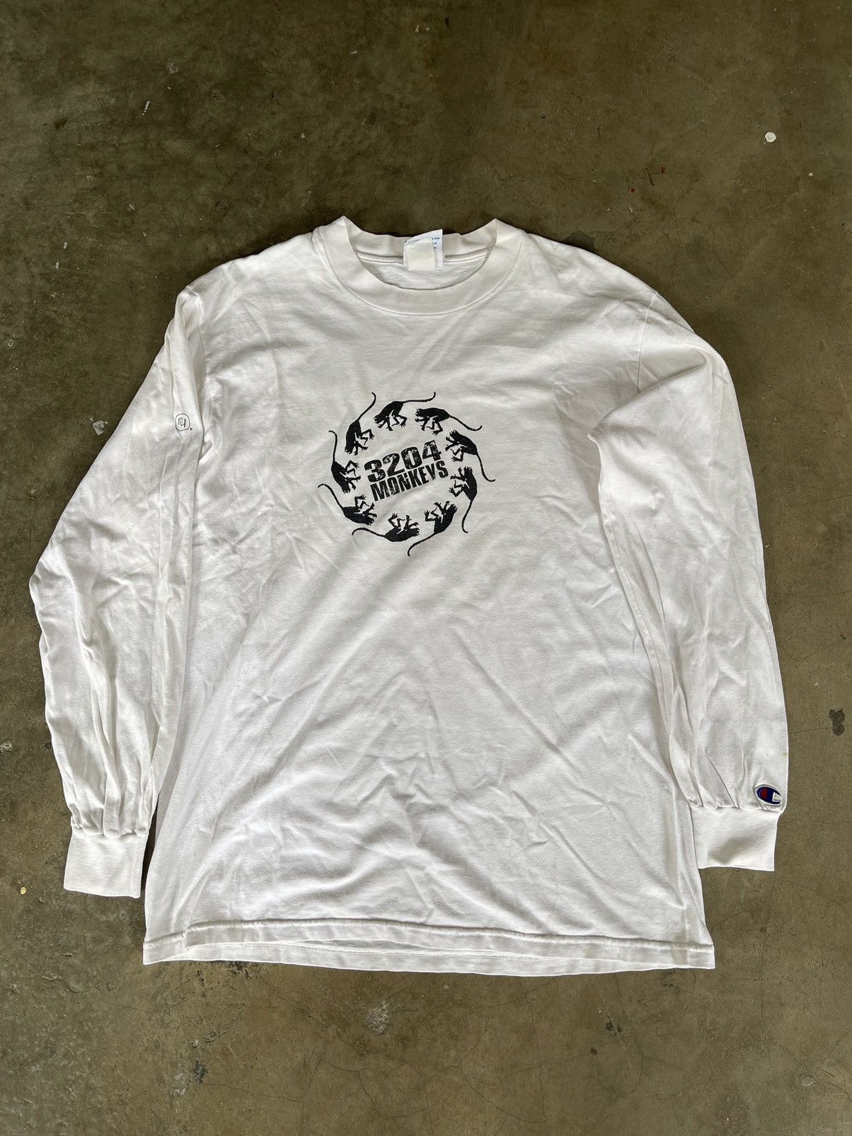 Neighborhood 2000 Neighborhood 3204 Monkeys Champion Long Sleeve Tee Size US M / EU 48-50 / 2 - 1 Thumbnail