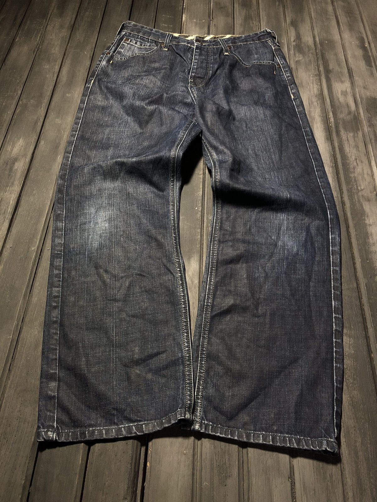 Hysteric Glamour VINTAGE 💥HYSTERIC GLAMOUR RICK OWENS STYLE BAGGY JEANS 90S Size US 32 / EU 48 - 5 Thumbnail