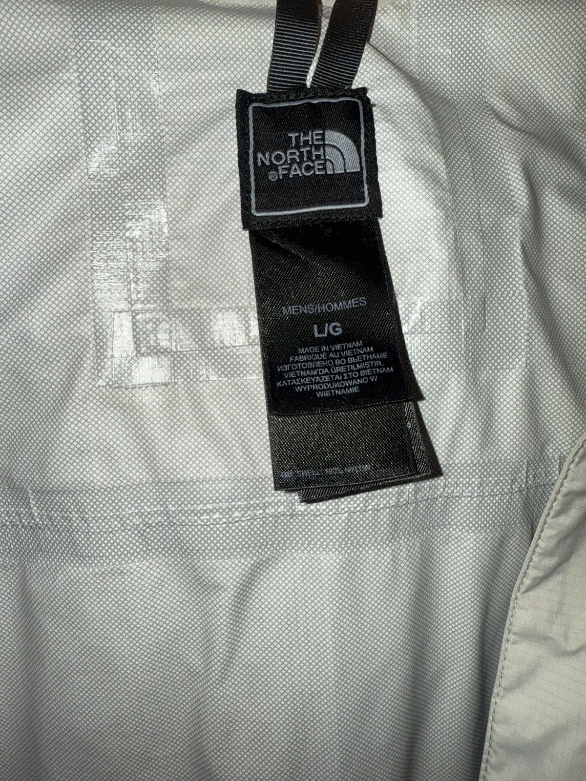 The North Face North Face White Shell Jacket Size US L / EU 52-54 / 3 - 4 Thumbnail