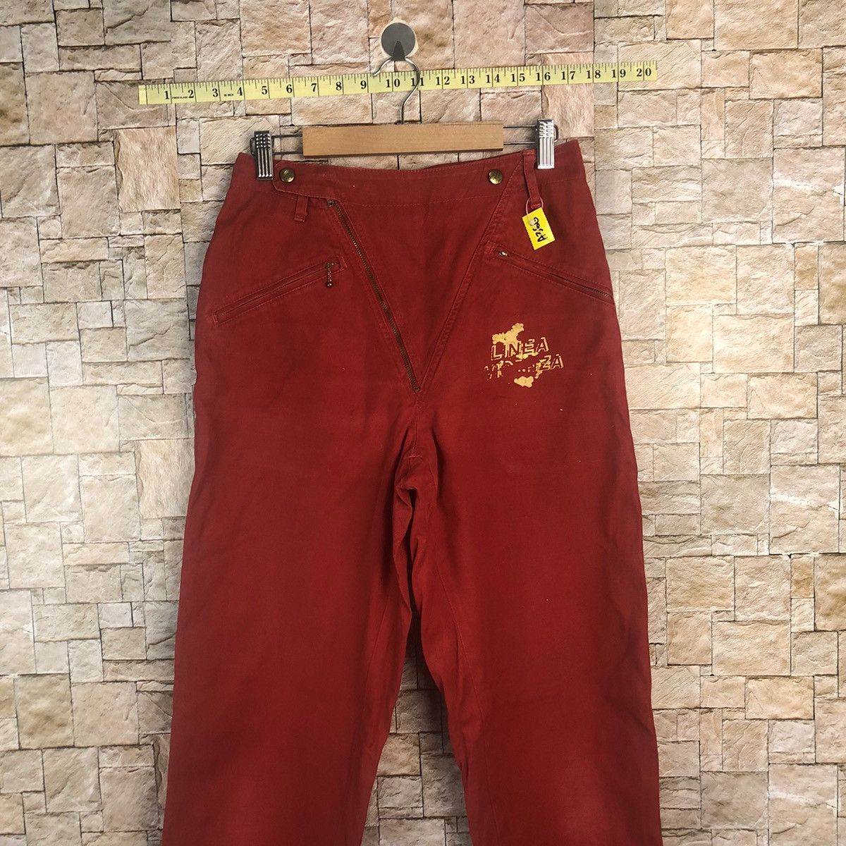 Japanese Brand × Vintage RARE Linea Vicenza vintage Red Pants #A366 Size 25" / US 0 / IT 36 - 2 Thumbnail