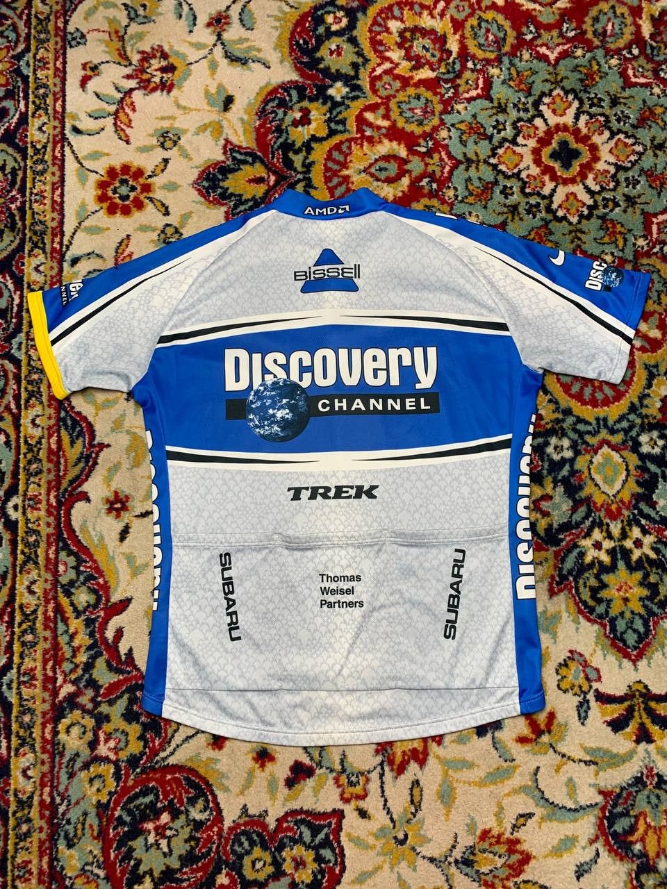 Nike Nike Trek Discovery Channel Cycling Jersey Size XL Dri-Fit Size US XL / EU 56 / 4 - 2 Thumbnail