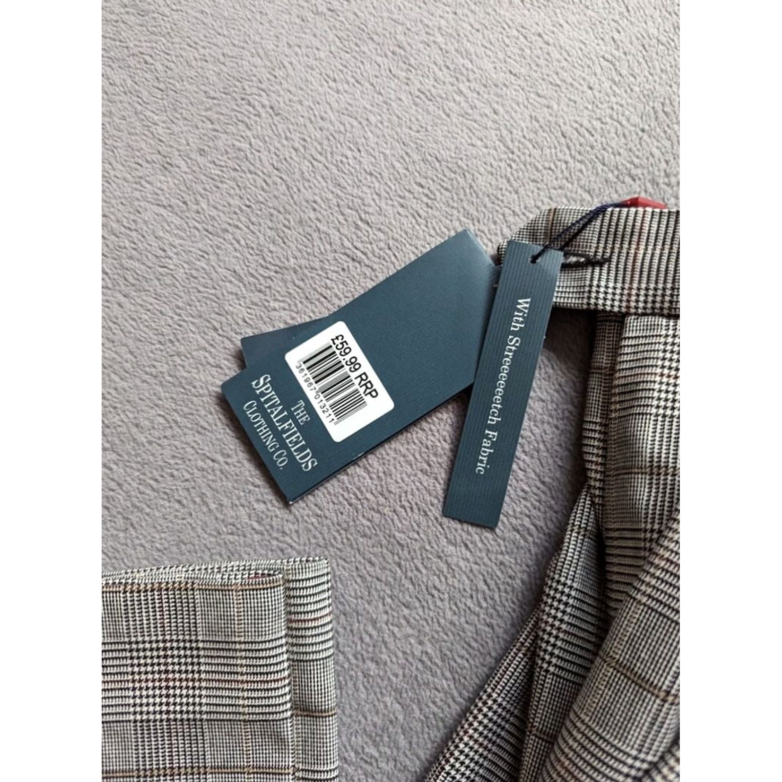 CO SPITALFIELDS Pants Trousers Slim Fit Mens Size 32R Gray NWT Regular 32r Men Clothing Co Size US 32 / EU 48 - 3 Thumbnail