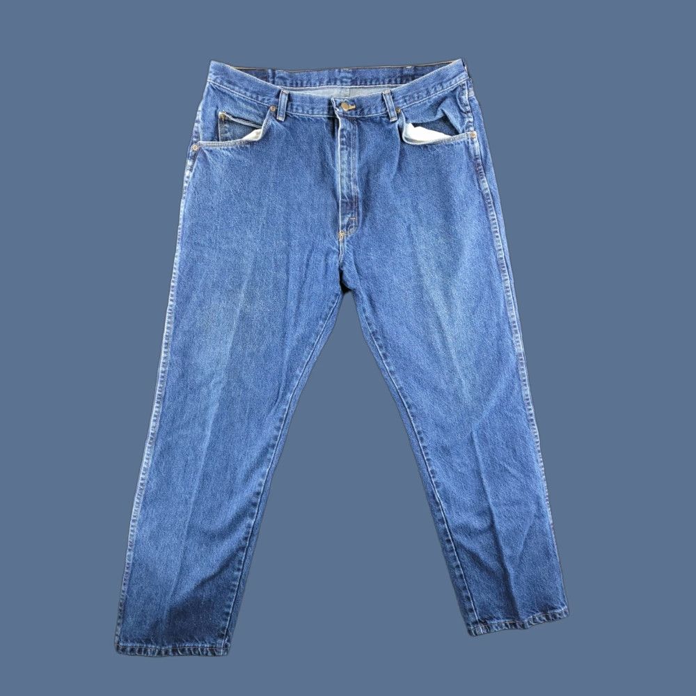 Wrangler Wrangler Jeans Men's 38x30 Straight Denim Cotton Blue Jeans Size US 38 / EU 54 - 1 Thumbnail