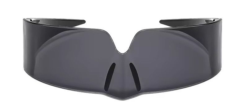 Vintage Rimless Futuristic Oversized Glasses Size ONE SIZE - 3 Thumbnail
