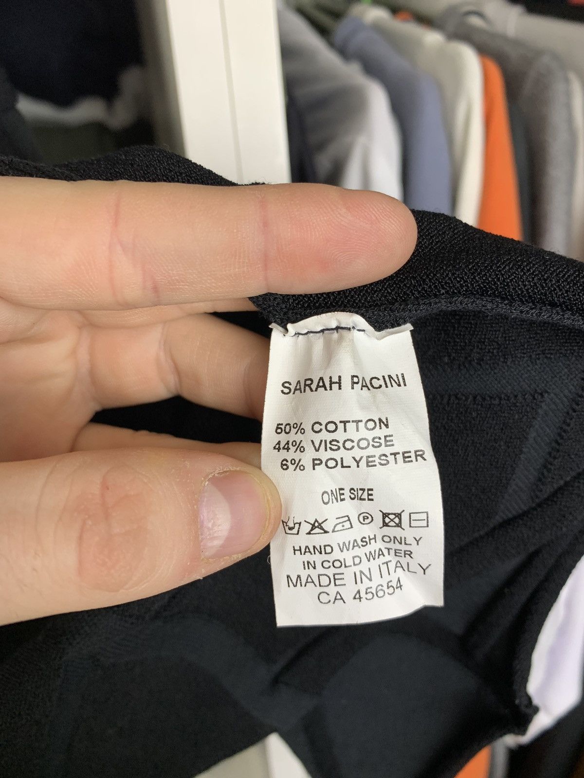 Designer × Sarah Pacini Sarah Pacini Full Zip T-shirt Made in Italy Size ONE SIZE - 7 Thumbnail