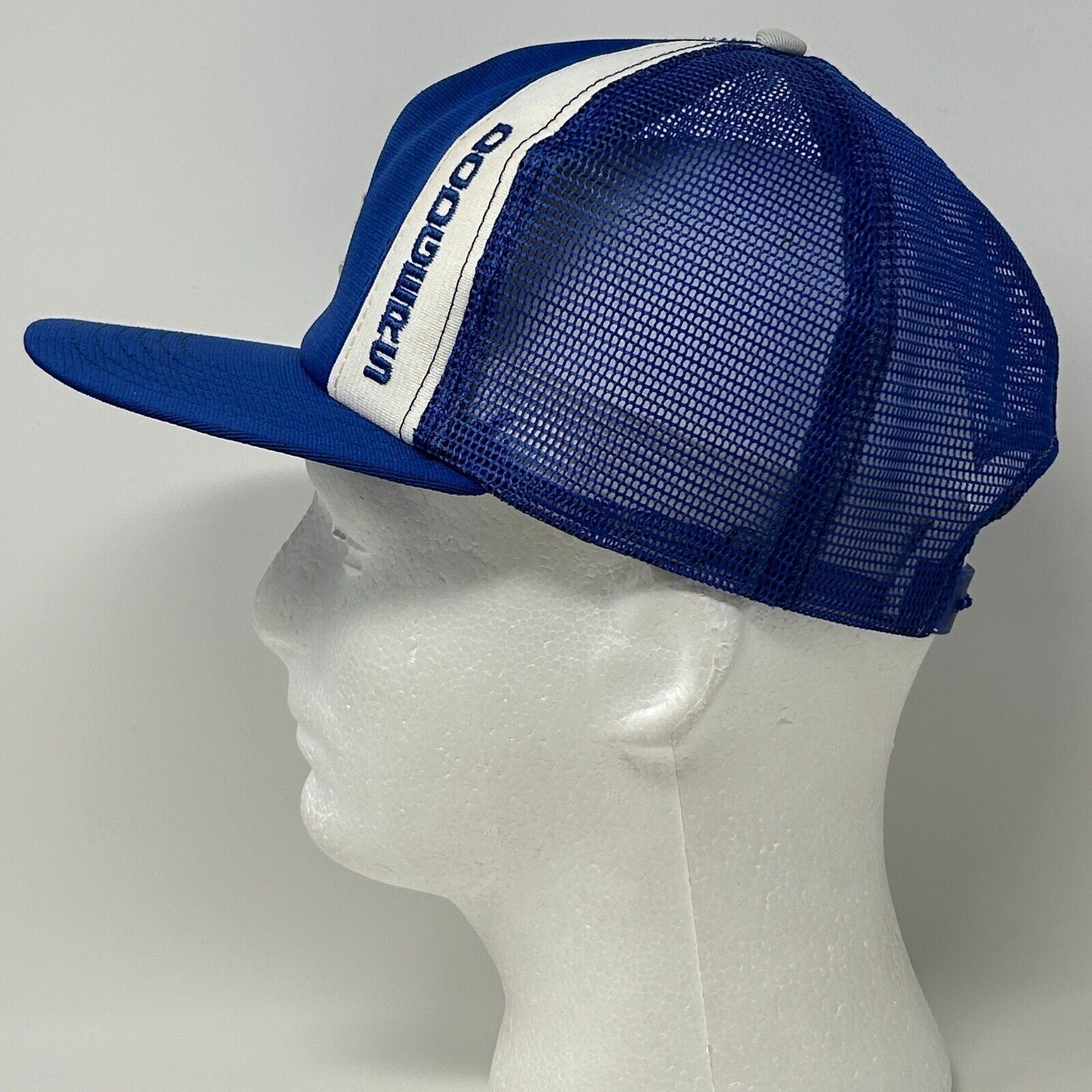 Vintage Vintage Los Angeles LA Dodgers Trucker Hat Baseball Cap Blue Size ONE SIZE - 9 Thumbnail