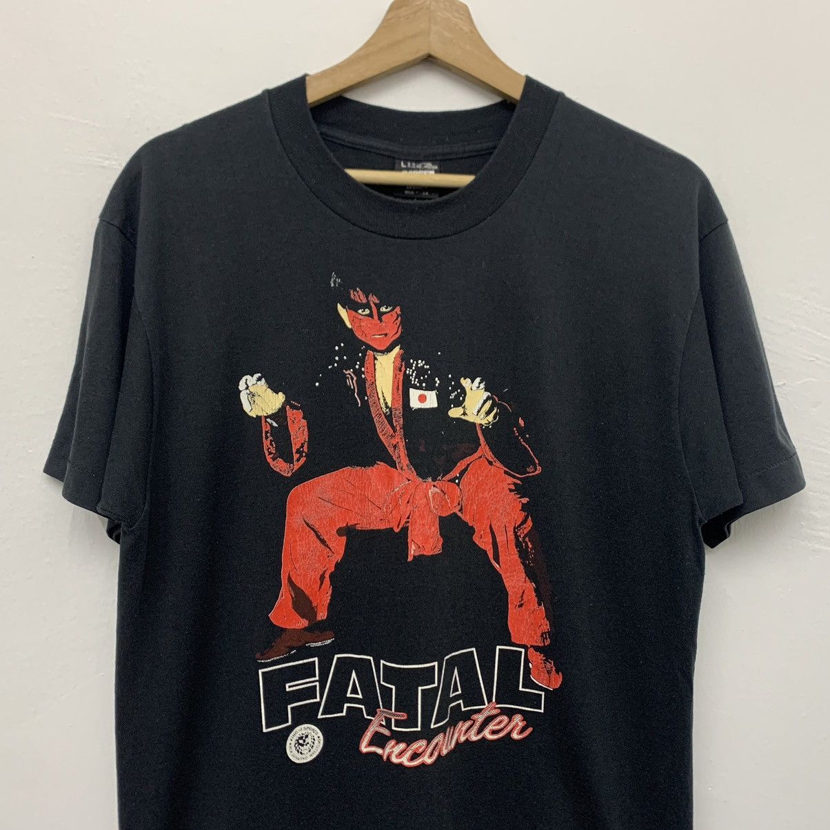 Vintage Vintage 80s Fatal Encounter japan pro wrestling t-shirt Size US M / EU 48-50 / 2 - 3 Thumbnail