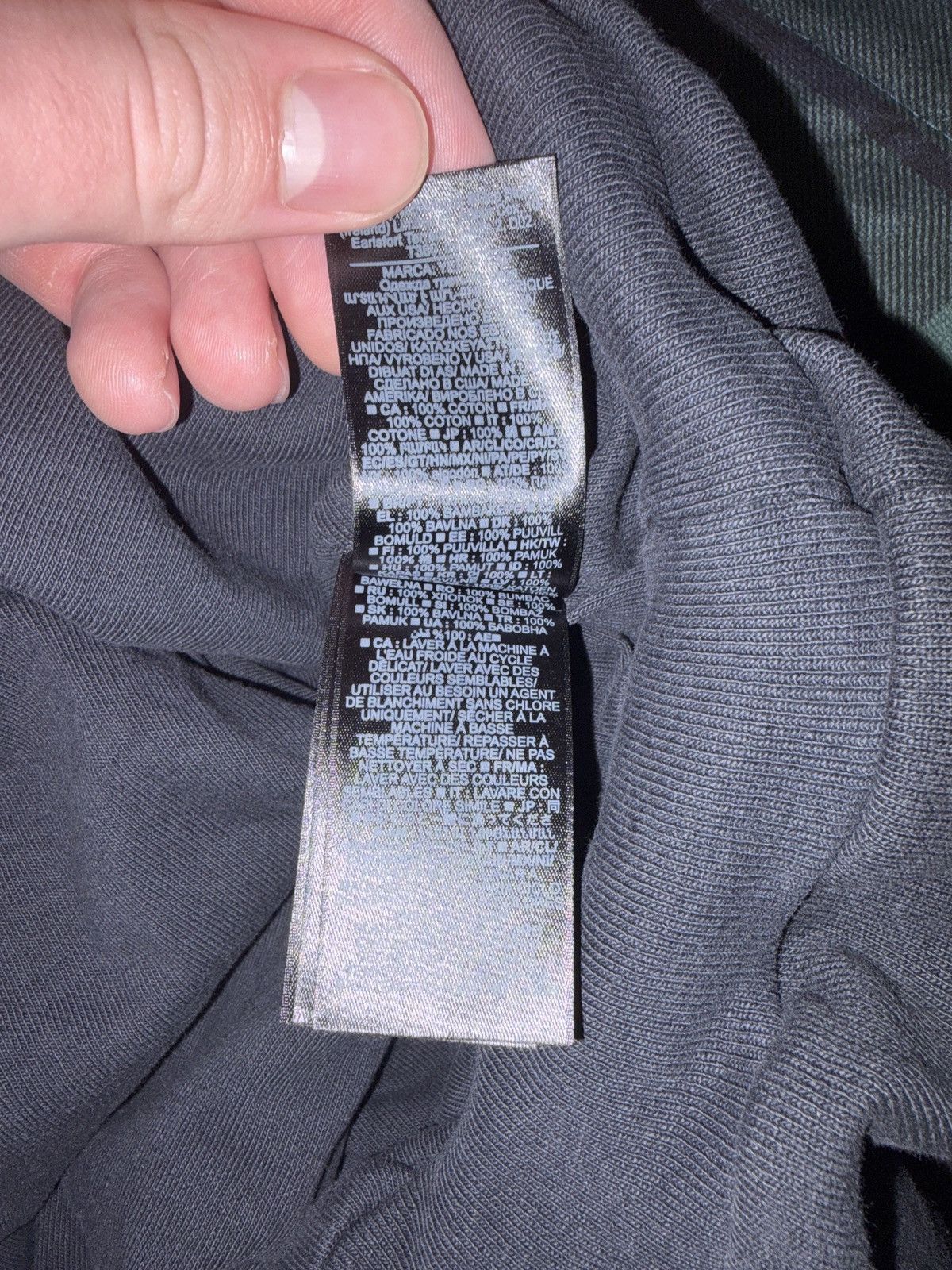 Kanye West × Los Angeles Apparel Yeezy Gap Balenciaga Washed Black Hoodie Size US L / EU 52-54 / 3 - 7 Thumbnail