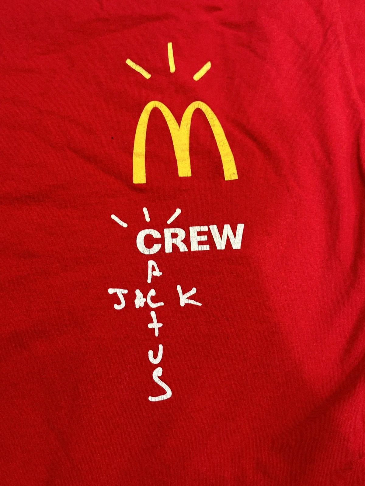 Travis Scott Travis Scott x McDonald’s Crew T-shirt Size US L / EU 52-54 / 3 - 3 Thumbnail