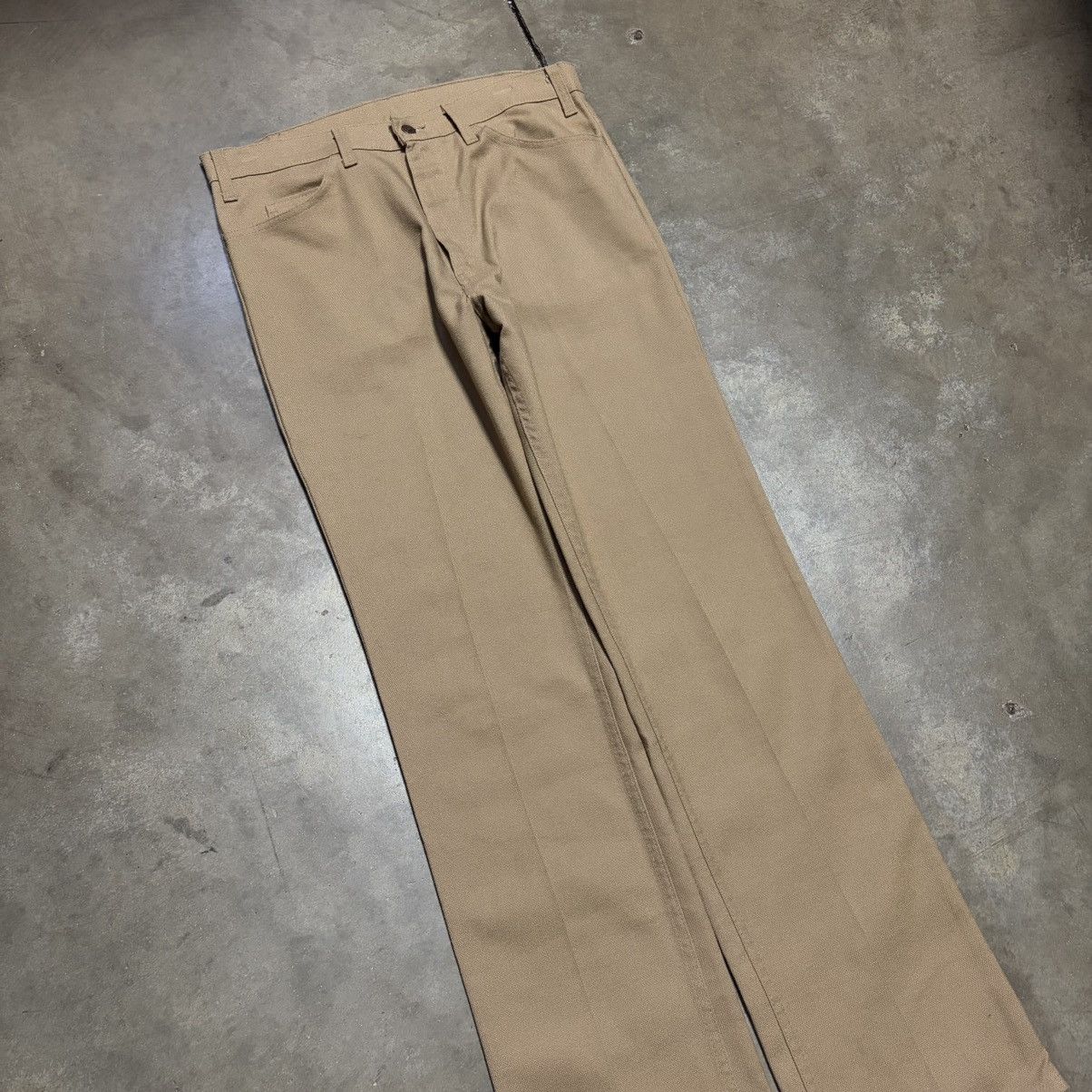 Levi's Vintage 80s Levis 517 Bootcut Pants Sta Prest Trousers USA Size US 34 / EU 50 - 3 Thumbnail
