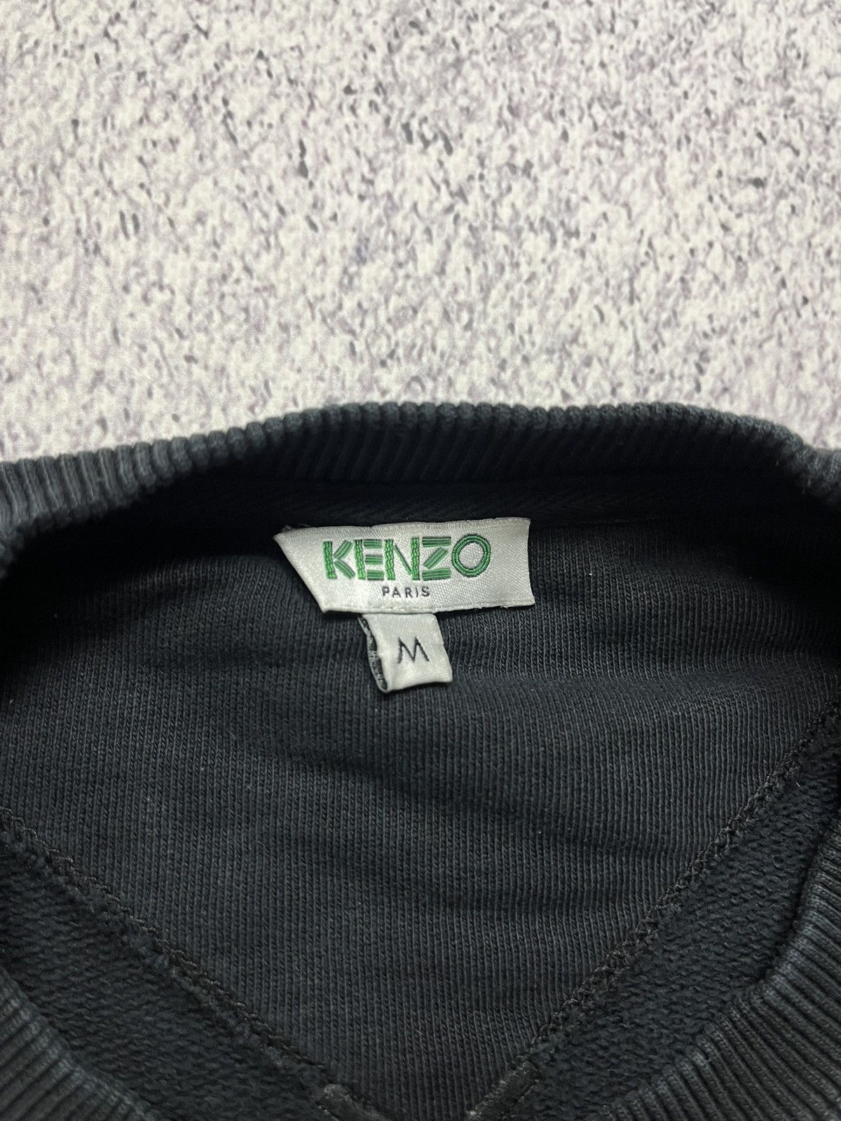 Kenzo × Other Kenzo Paris Big Embroidered Logo Sweatshirt Size M / US 6-8 / IT 42-44 - 8 Thumbnail