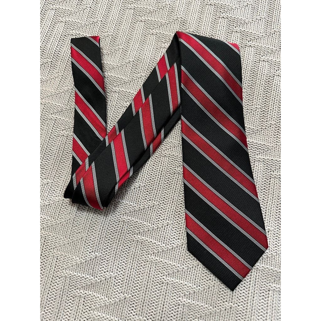 Other Cape Cod red and black striped silk tie Size ONE SIZE - 1 Thumbnail