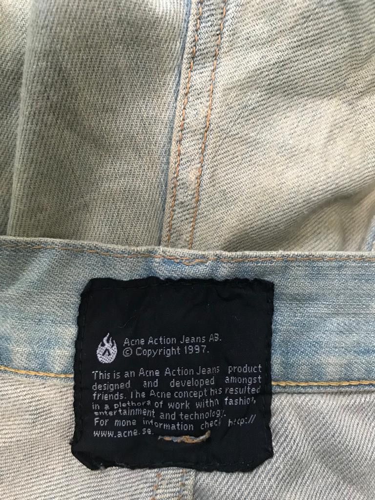 Acne Studios Acne Jeans Rusty Mud Distressed Denim Pants Size 31" - 4 Thumbnail