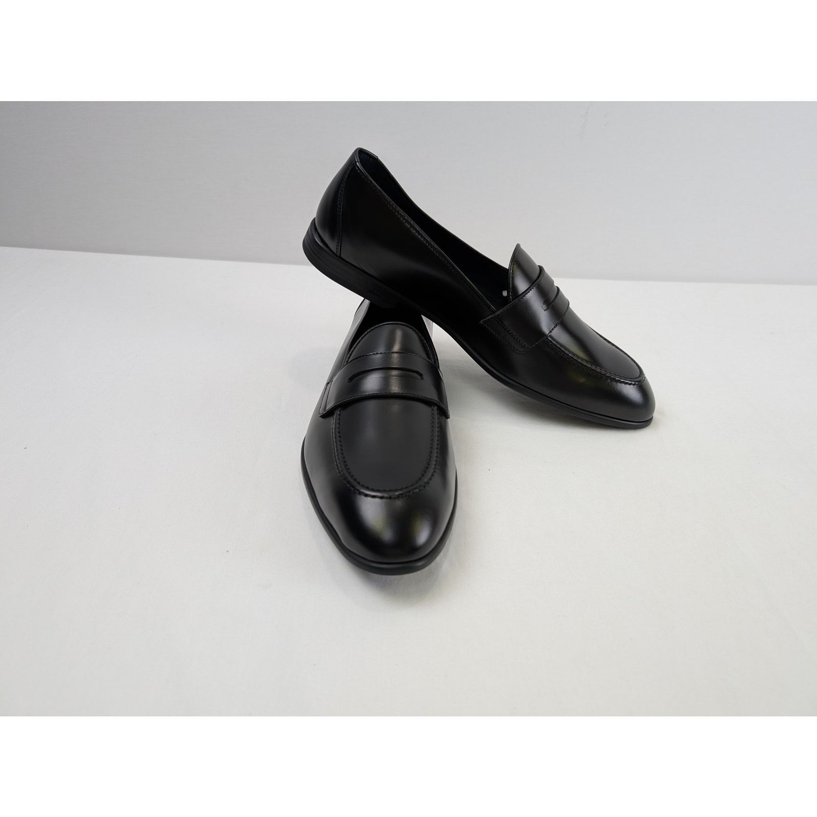 Brioni o1rshd1 Penny Loafer Uniform Shoe Boots in Black Size US 11.5 / EU 44-45 - 11 Thumbnail