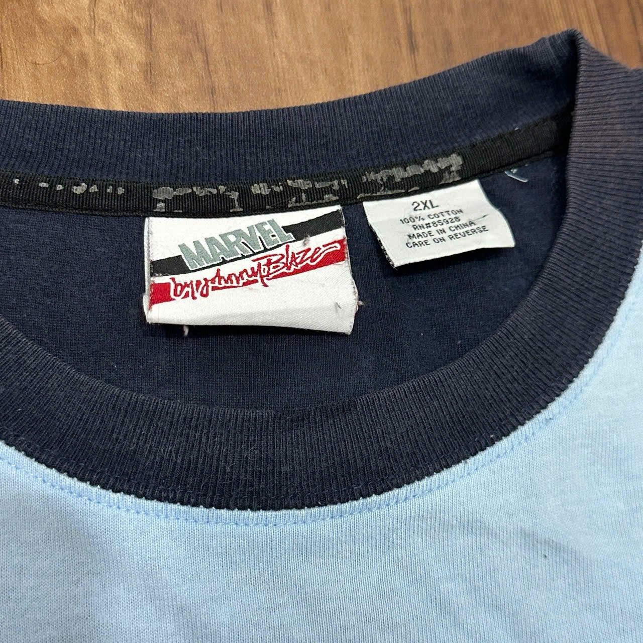 Big John × Vintage 2000s Johny Blaze X Marvel Size US XXL / EU 58 / 5 - 6 Thumbnail