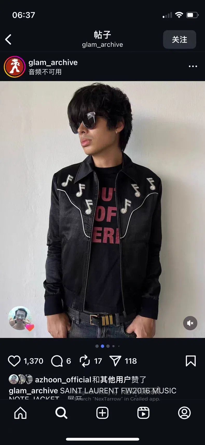 Saint Laurent Paris Saint Laurent Paris Note Jacket Size US S / EU 44-46 / 1 - 4 Thumbnail