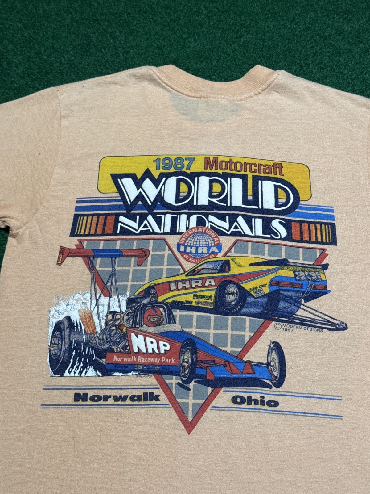 Vintage 80s Drag Racing IHRA Motorcraft World Nationals S/M T Shirt Size US S / EU 44-46 / 1 - 4 Thumbnail