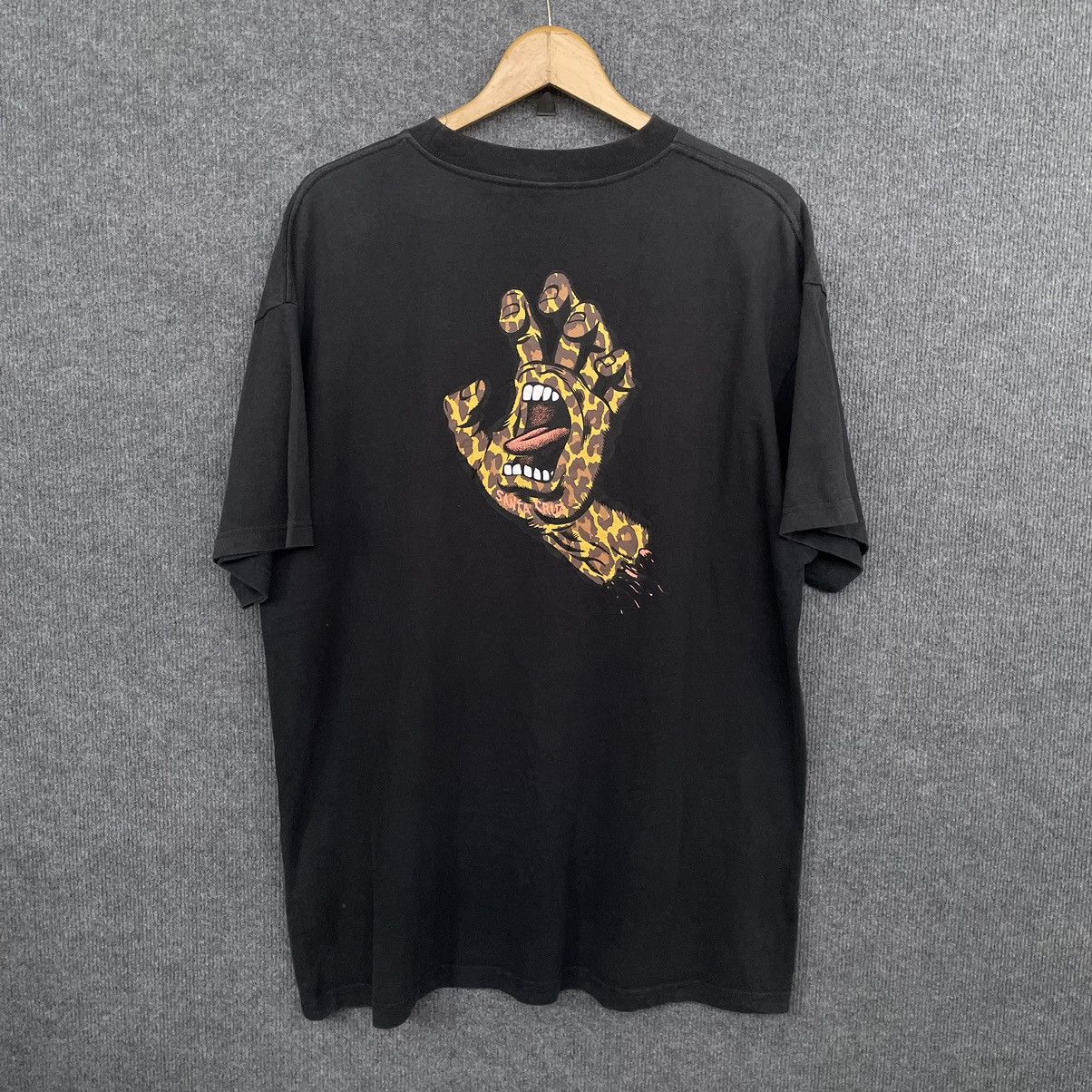 Santa Cruz Skateboards × Vintage Vintage 2000s Santa Cruz Hand Screaming T Shirt Size US XL / EU 56 / 4 - 1 Thumbnail