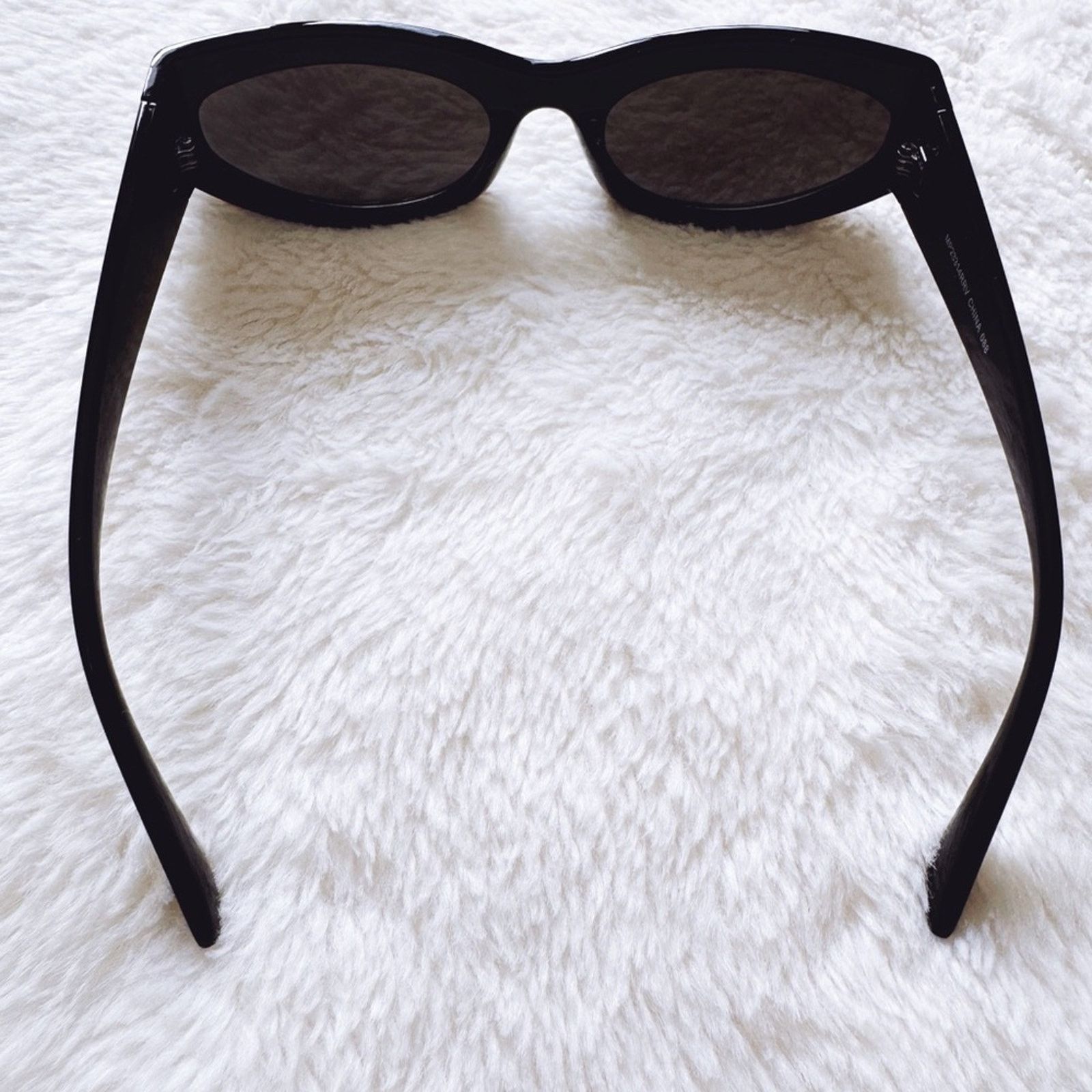 Other Francis Mirrored Black Cat-Eye Sunglasses Size ONE SIZE - 11 Thumbnail