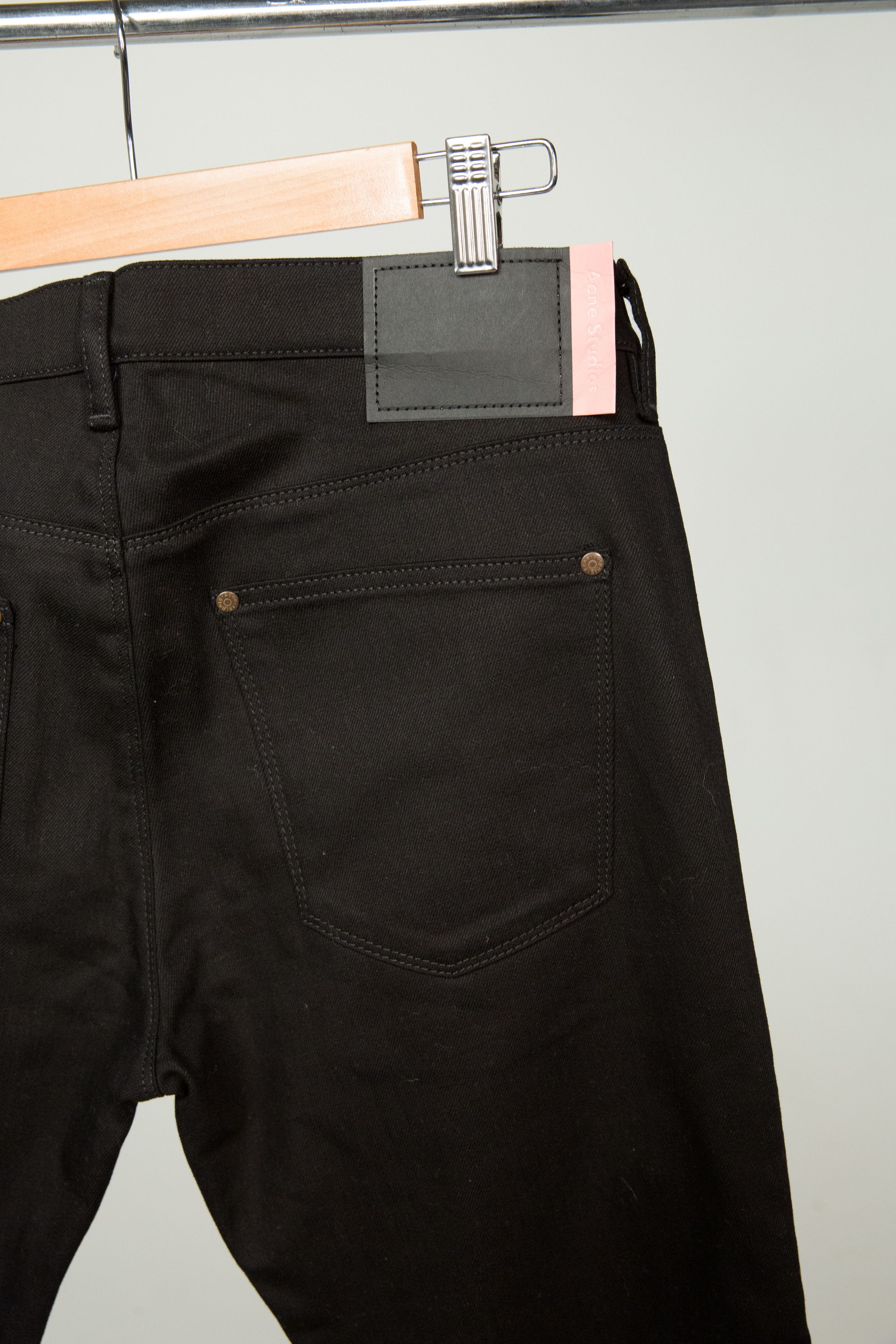 Acne Studios Acne Studios Max Stay Black Jeans Size US 32 / EU 48 - 5 Thumbnail