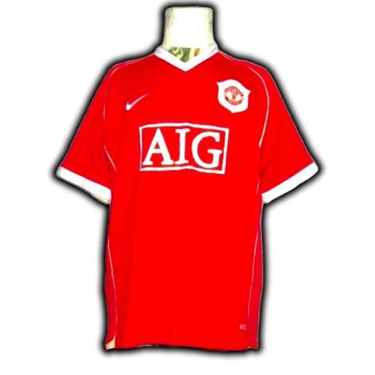 Nike Fc Manchester United England 2006 2007 Home shirt jersey Size US XL / EU 56 / 4 - 2 Thumbnail