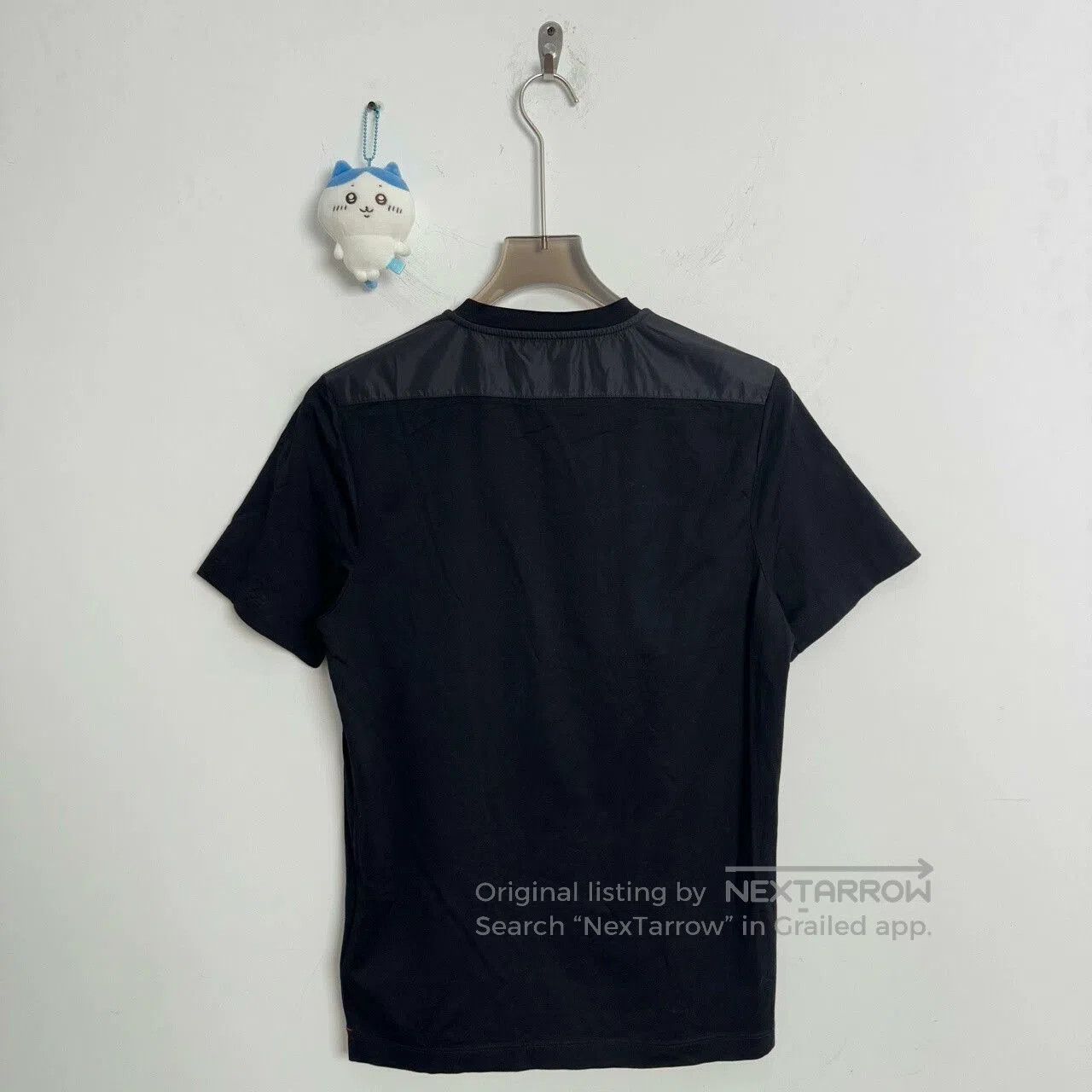 Prada Prada Black Nylon Logo Short Sleeve Shirt. Size US S / EU 44-46 / 1 - 2 Thumbnail