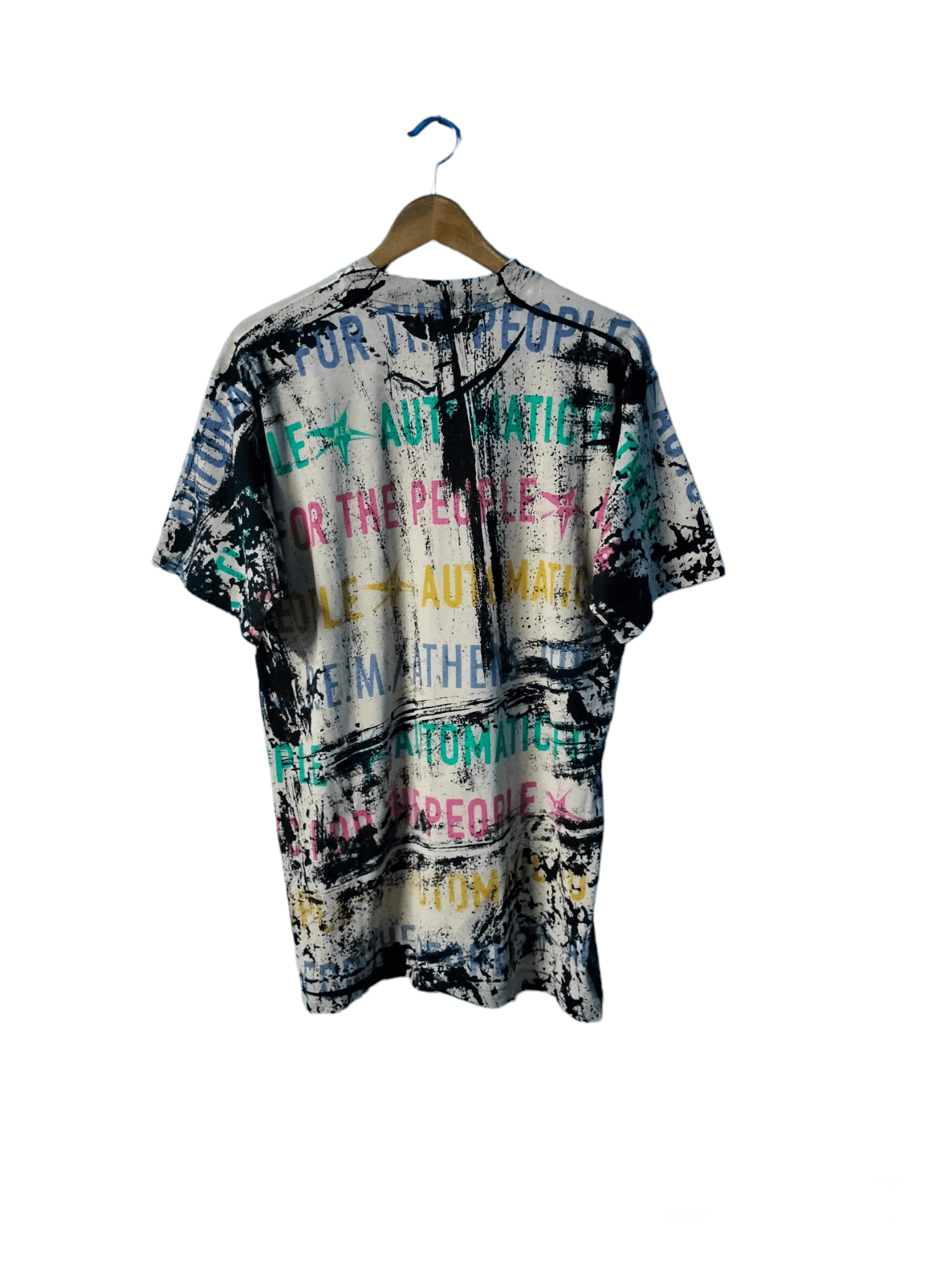 Band Tees × Vintage vintage 90s REM promo tour fullprint band tshirt Size US L / EU 52-54 / 3 - 2 Thumbnail
