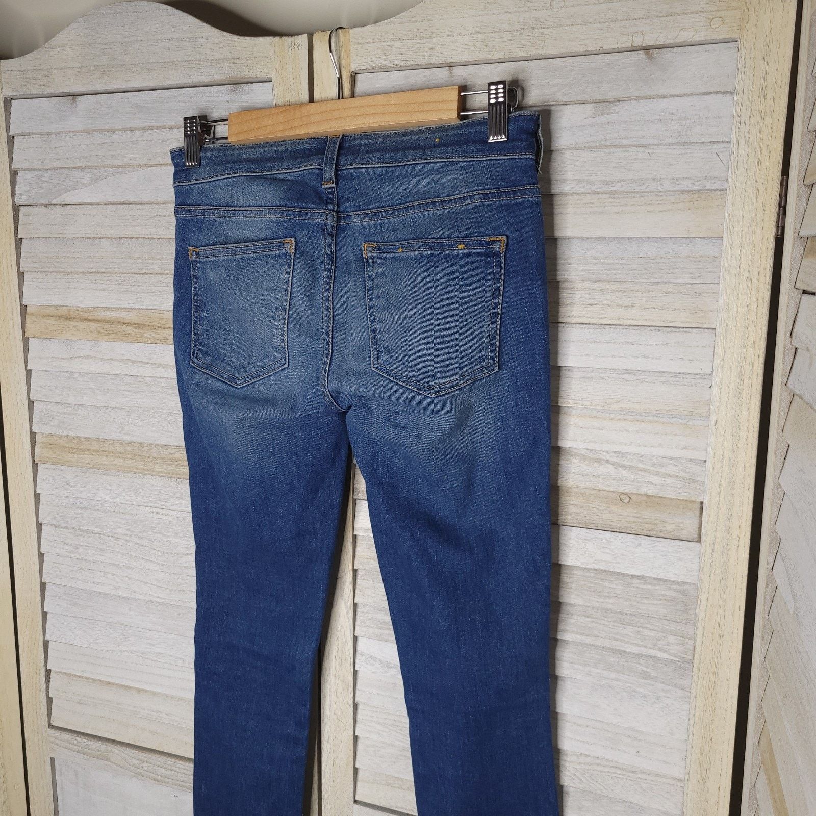 Anthropologie Pilcro Anthropologie Stretch Skinny Jeans 26 Tall Size 28" / US 6 / IT 42 - 6 Thumbnail
