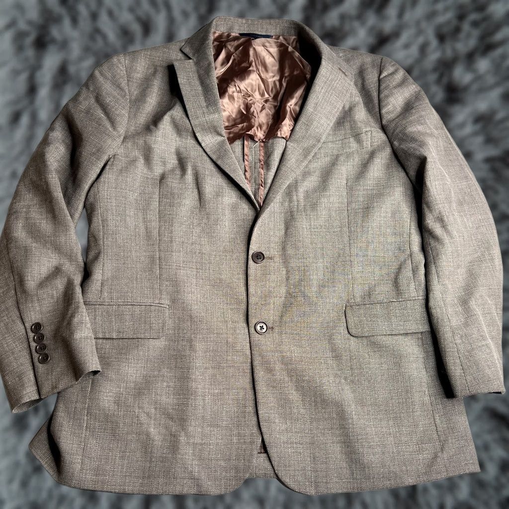 Brooks Brothers Brooks Brothers Regent Fit Blazer Sport Coat 42S Wool Brown Micro-Check Notch Lapel Two-Button Mens Jacket Size 42R - 1 Thumbnail