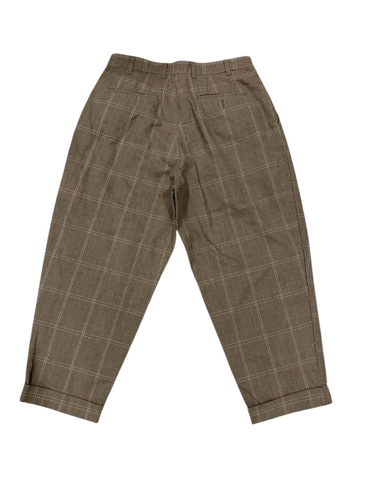 Japanese Brand × Junya Watanabe JAPAN BRAND COEN PLAID WIDE PANTS BALLON STYLE LONG RISE Size US 32 / EU 48 - 5 Thumbnail