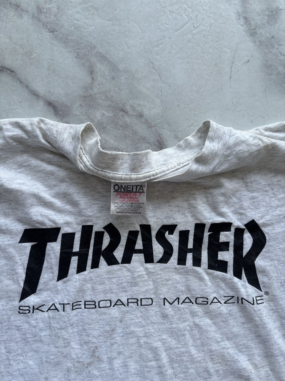 Thrasher Rate early 90s Thrasher magazine tee Size US L / EU 52-54 / 3 - 3 Thumbnail